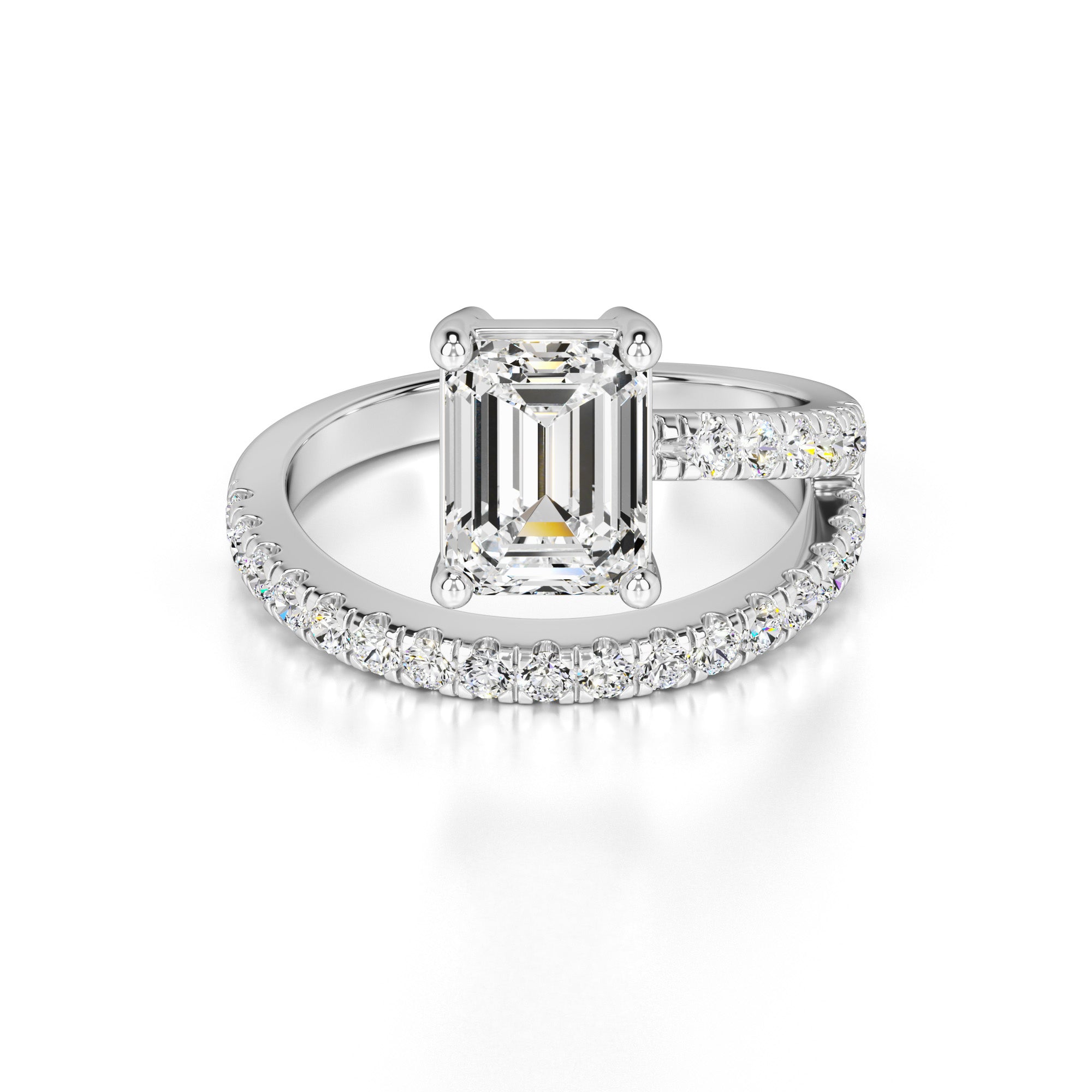 Alexa Lab Grown Diamond Ring | White Gold | 1