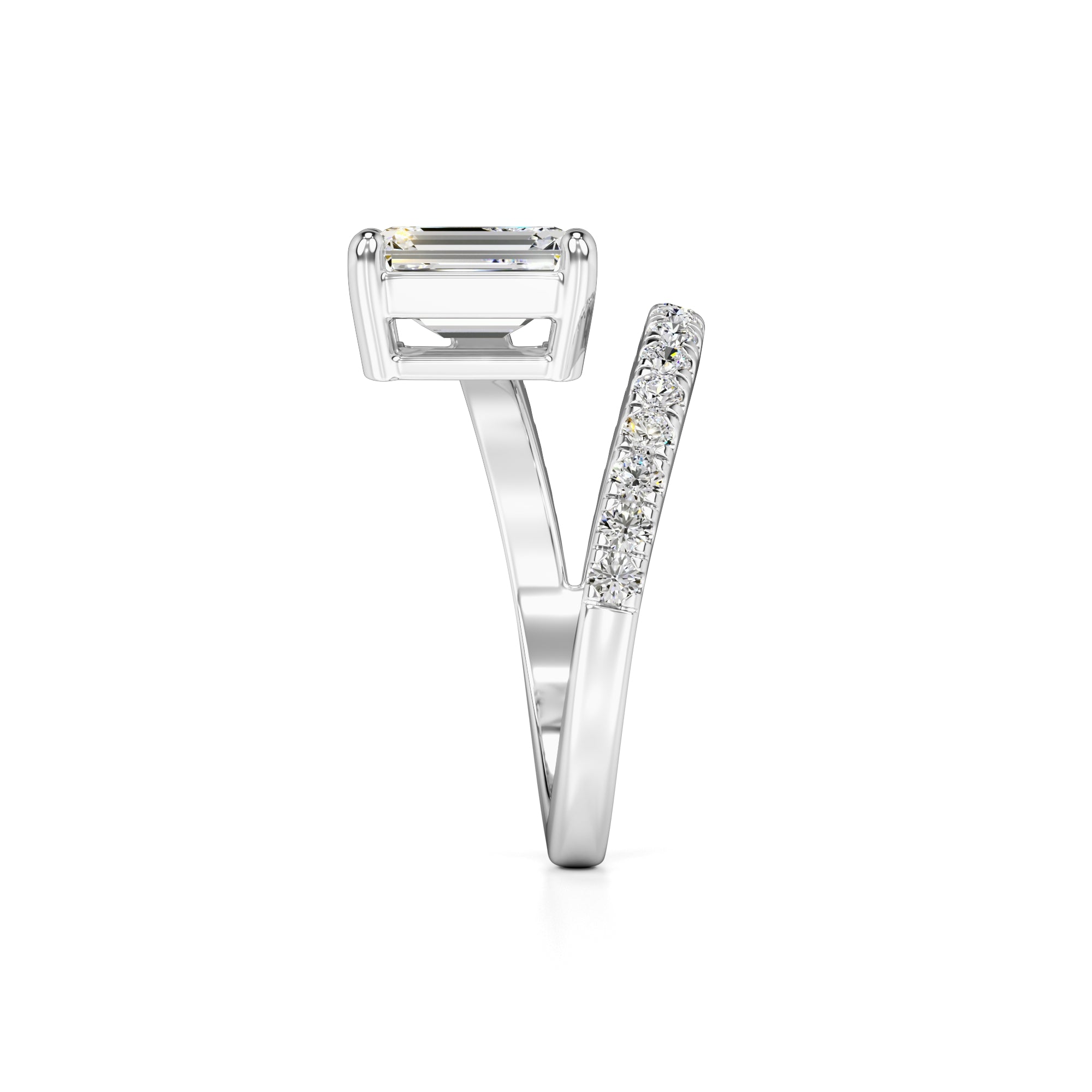 Alexa Lab Grown Diamond Ring | White Gold | 4