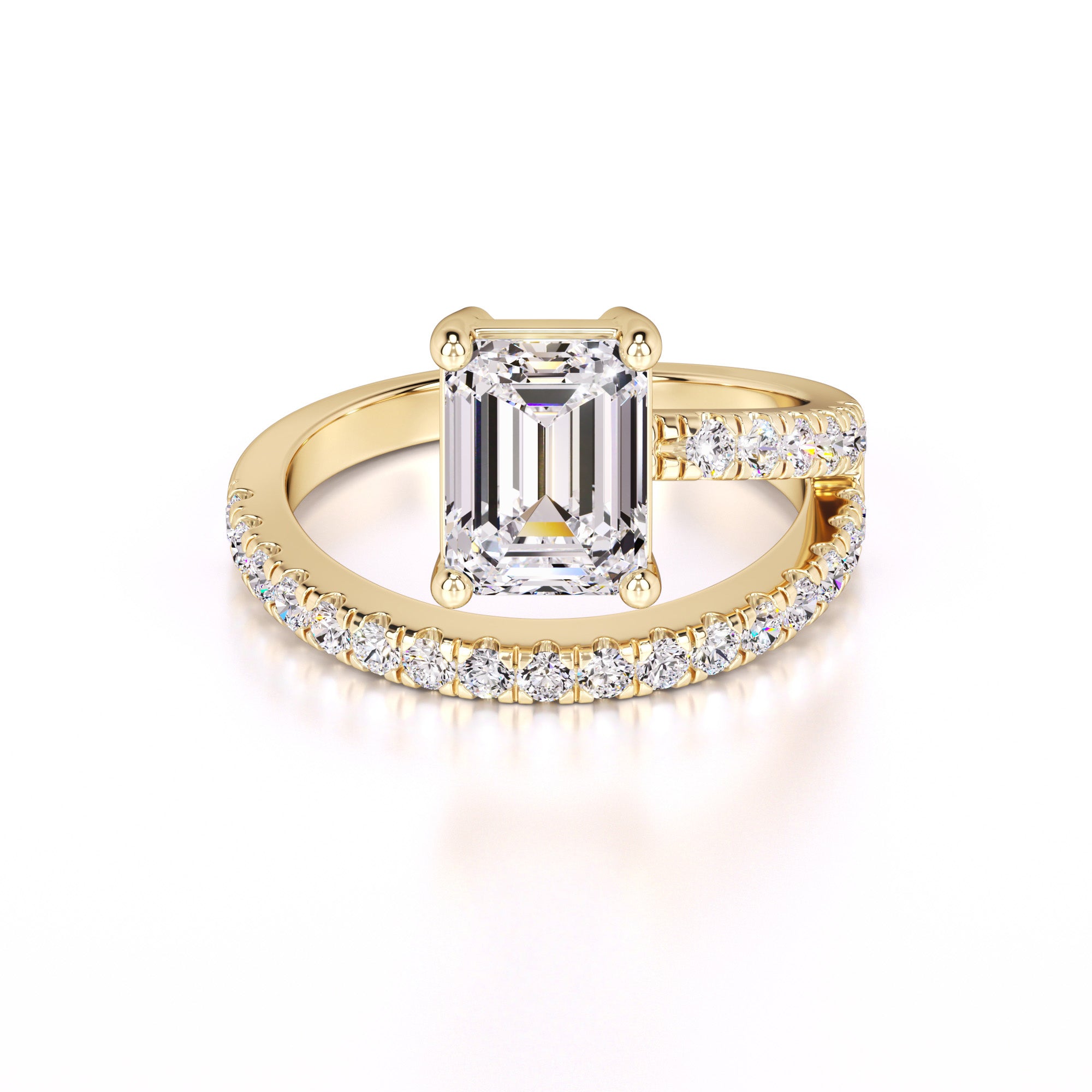 Alexa Lab Grown Diamond Ring | Yellow Gold | 1
