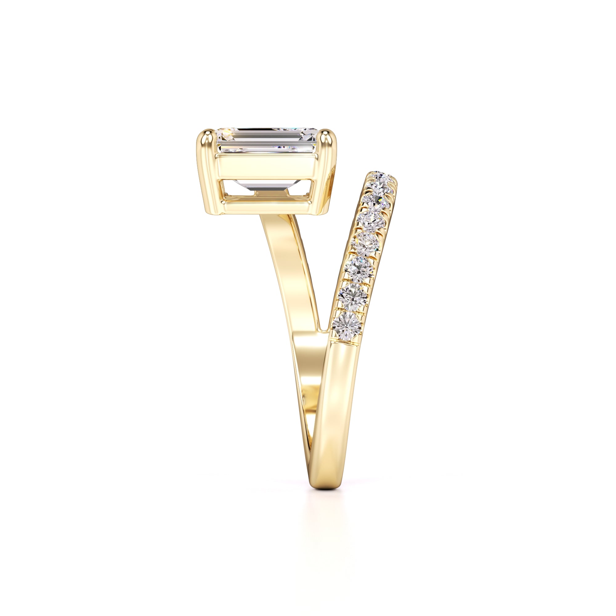Alexa Lab Grown Diamond Ring | Yellow Gold | 4
