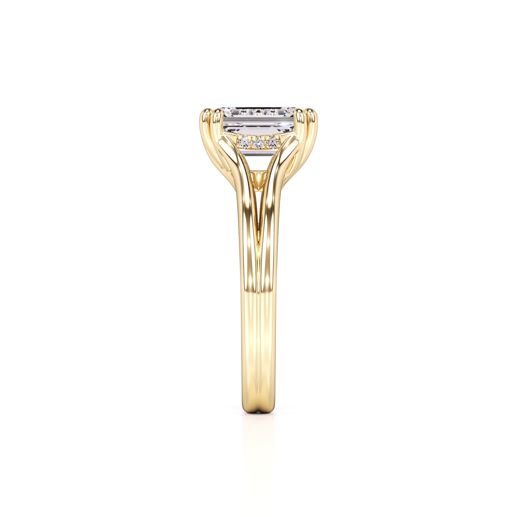 Tessa Lab Grown Diamond Ring | Yellow Gold | 4