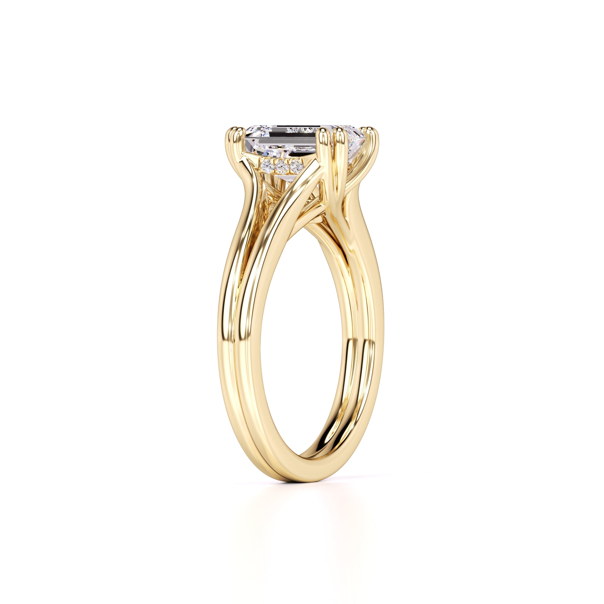 Tessa Lab Grown Diamond Ring | Yellow Gold | 3