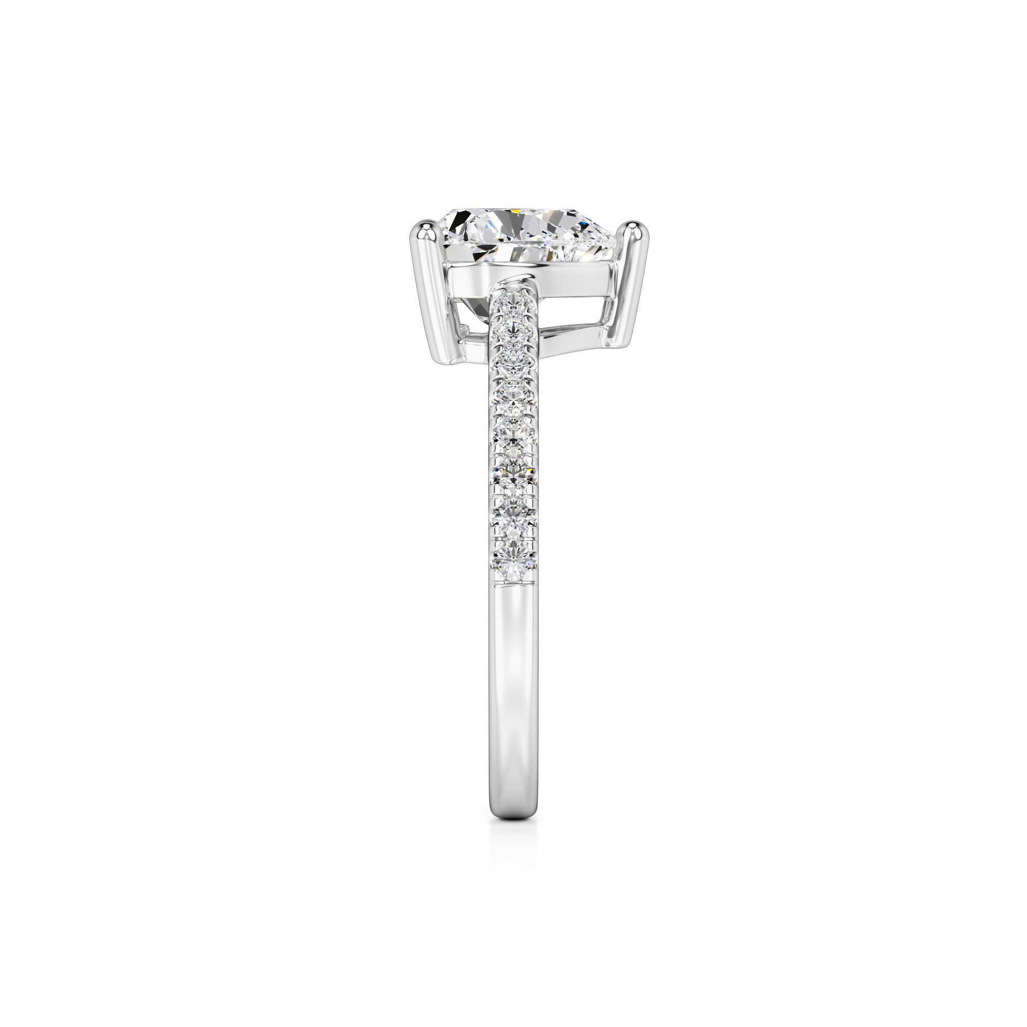Cora Lab Grown Diamond Ring | White Gold | 4