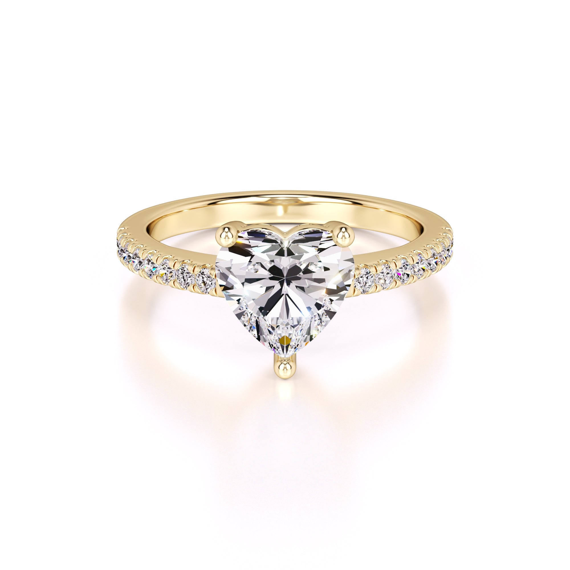 Cora Lab Grown Diamond Ring | Yellow Gold | 1
