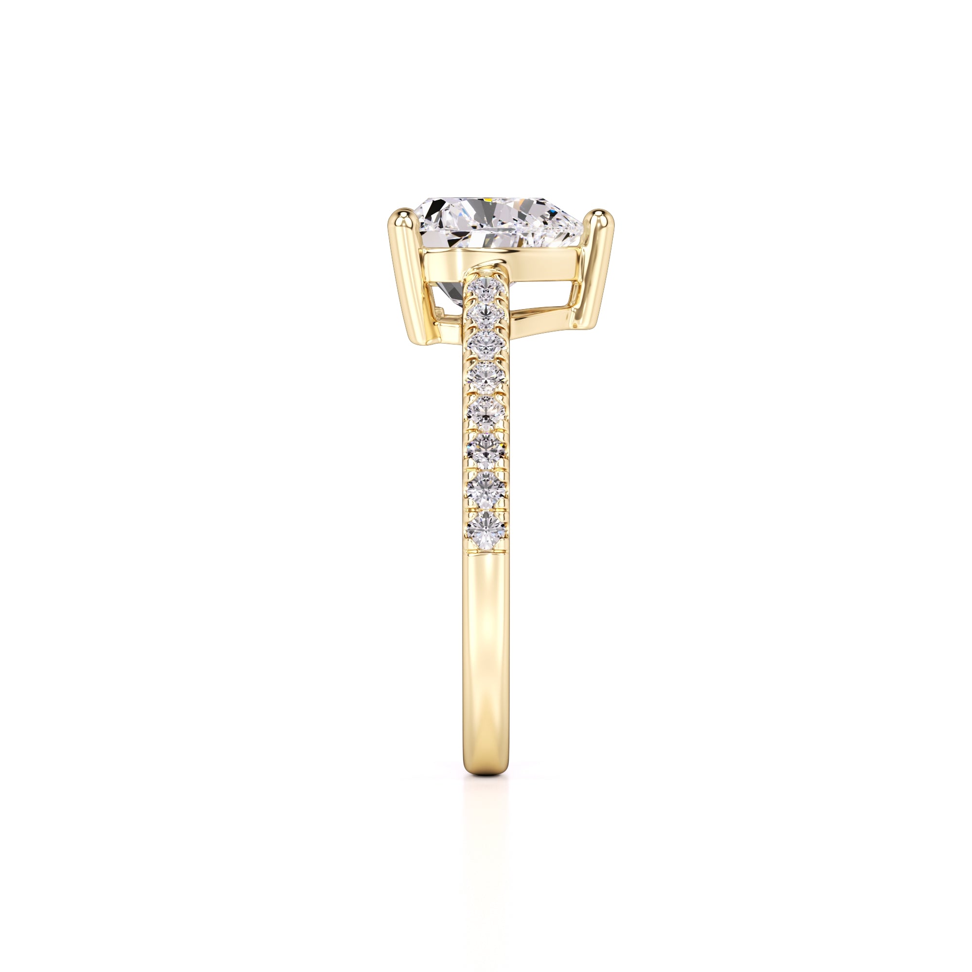 Cora Lab Grown Diamond Ring | Yellow Gold | 4