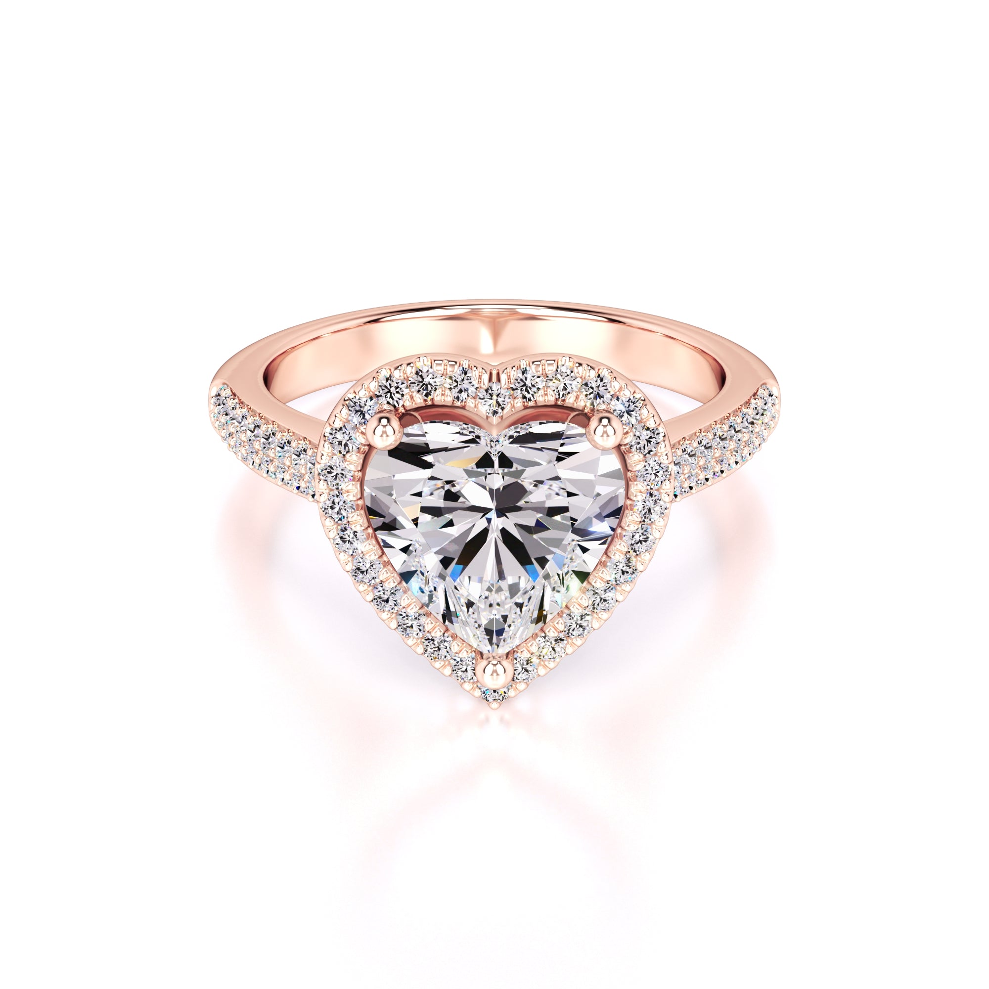 Hazel Lab Grown Diamond Ring | Rose Gold | 1