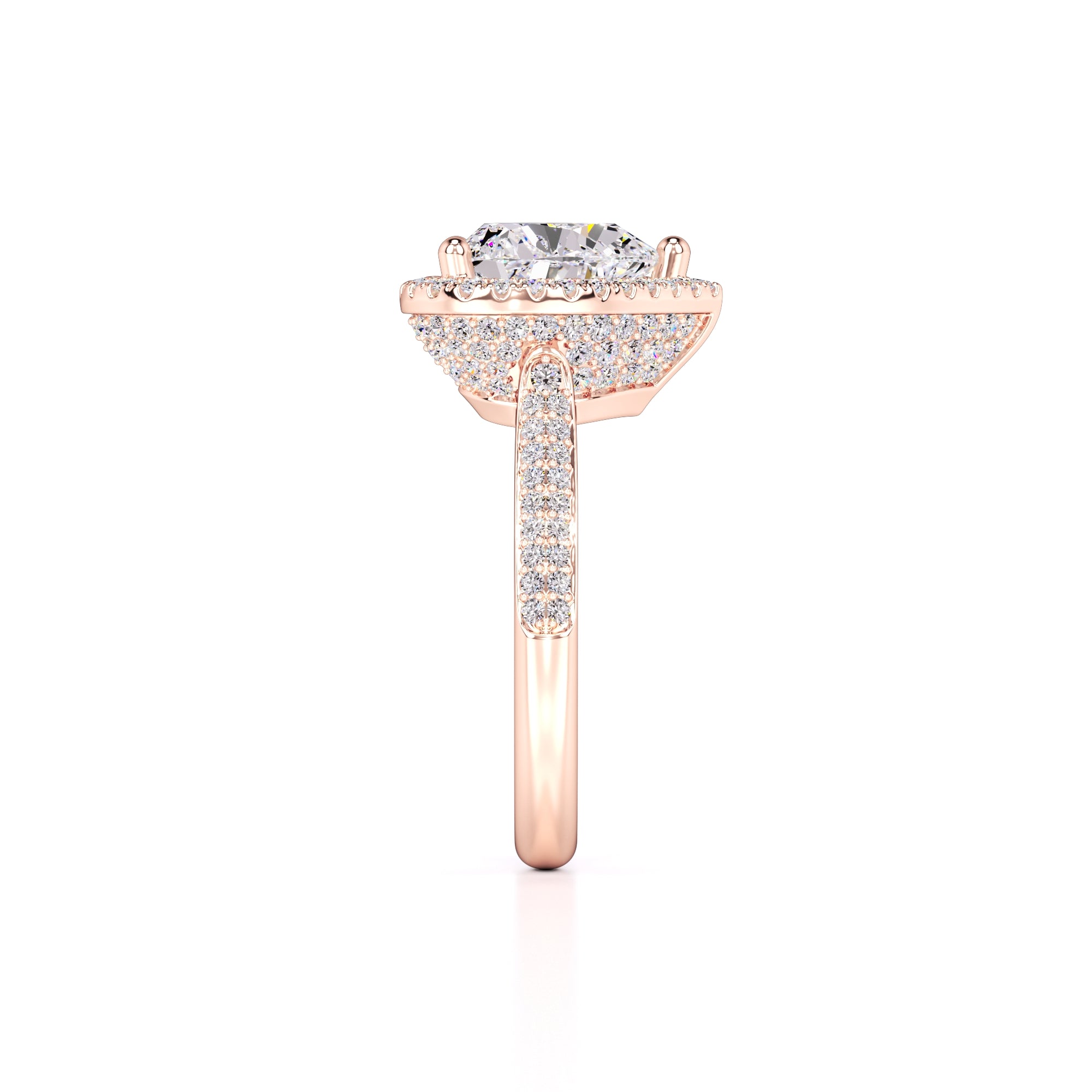 Hazel Lab Grown Diamond Ring | Rose Gold | 4
