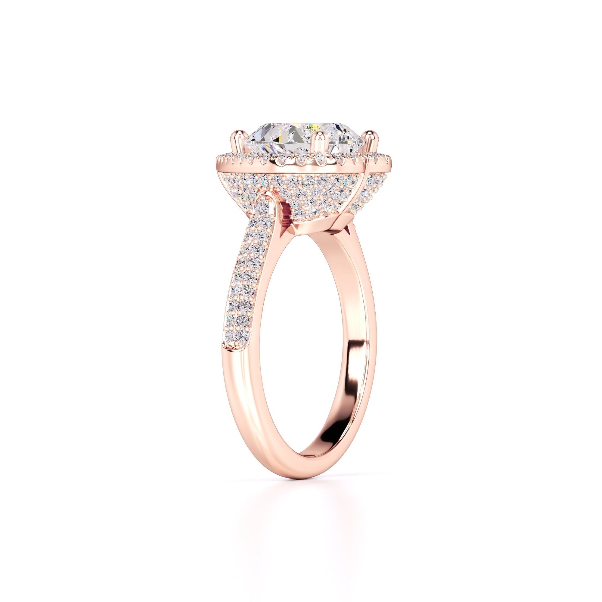 Hazel Lab Grown Diamond Ring | Rose Gold | 3