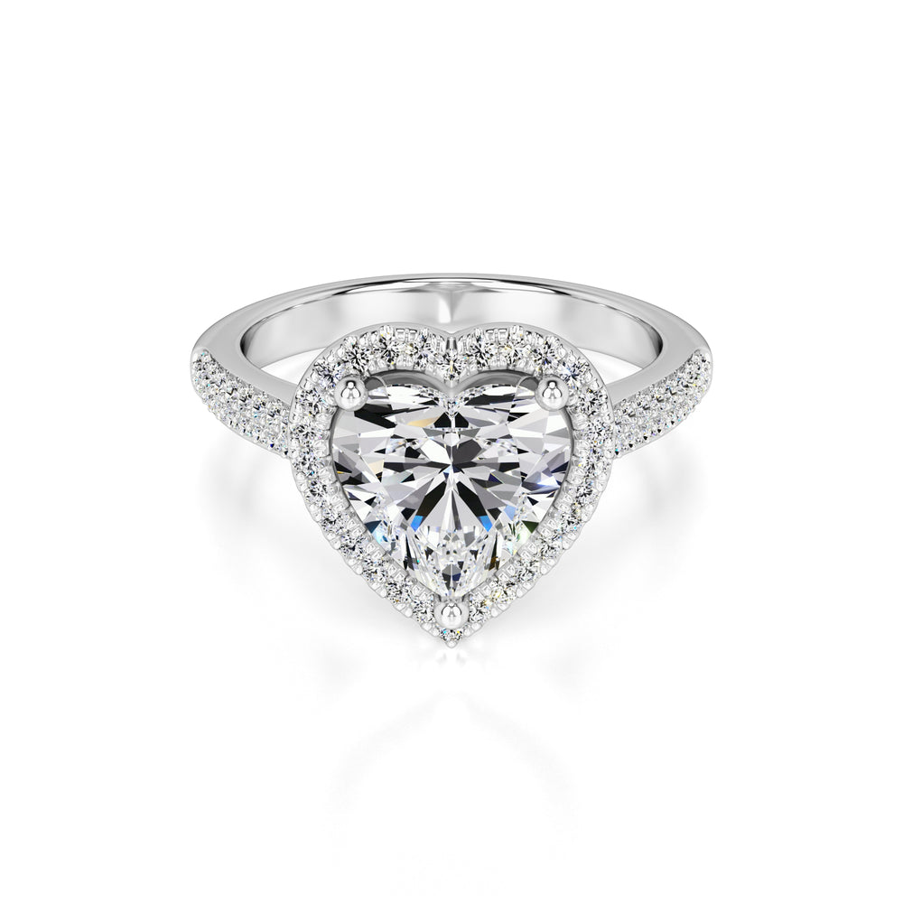 Hazel Lab Grown Diamond Ring | White Gold | 1
