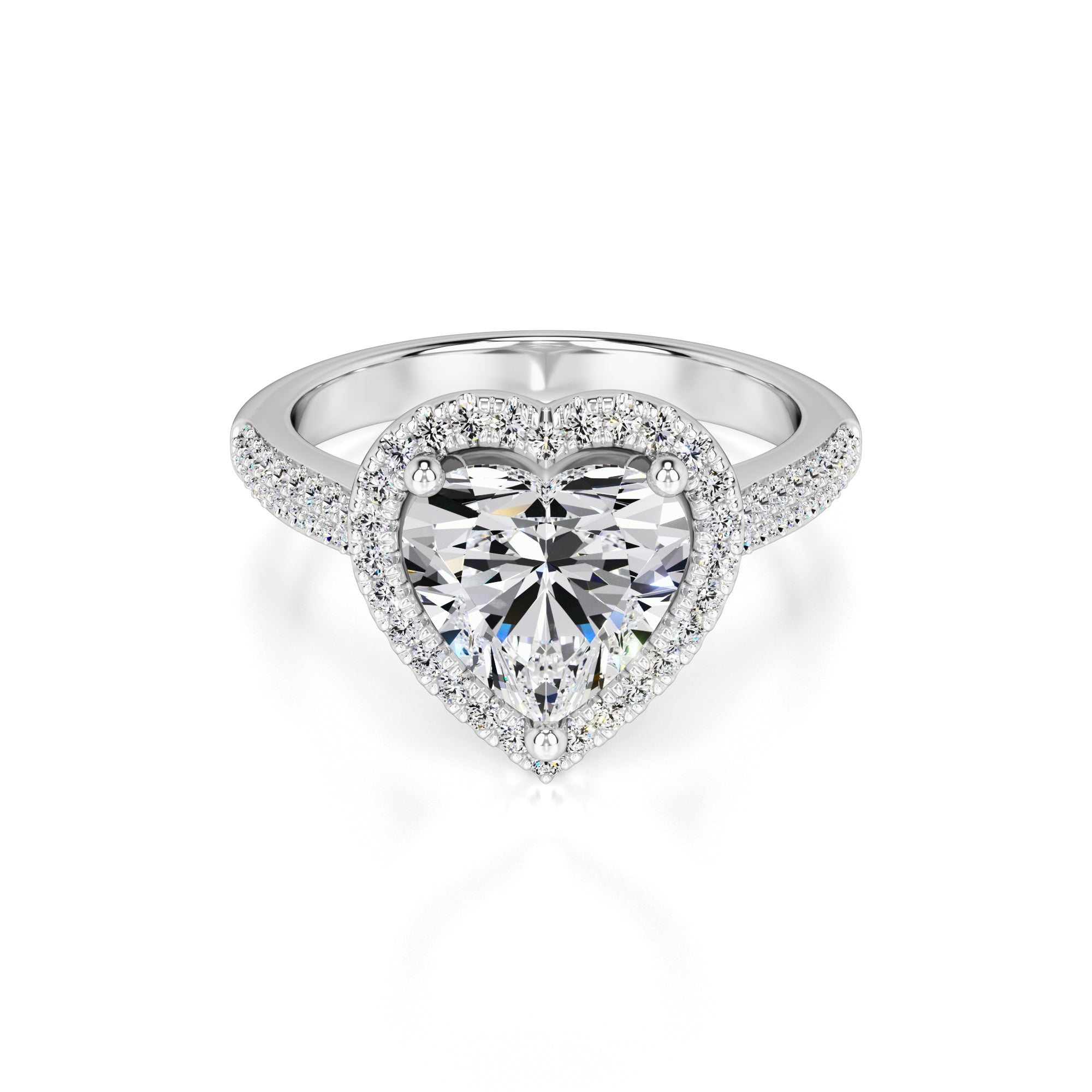 Hazel Lab Grown Diamond Ring | White Gold | 1