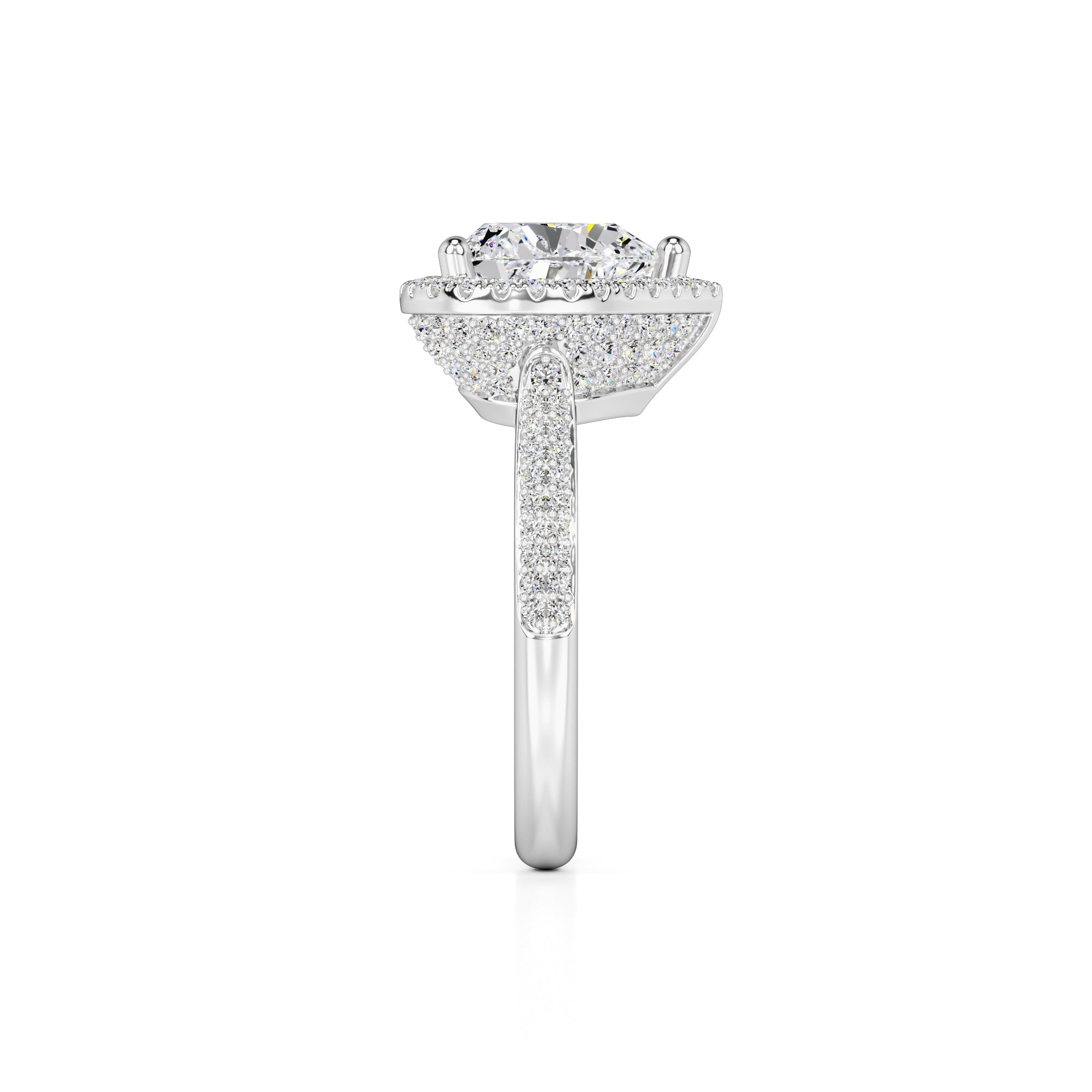 Hazel Lab Grown Diamond Ring | White Gold | 4