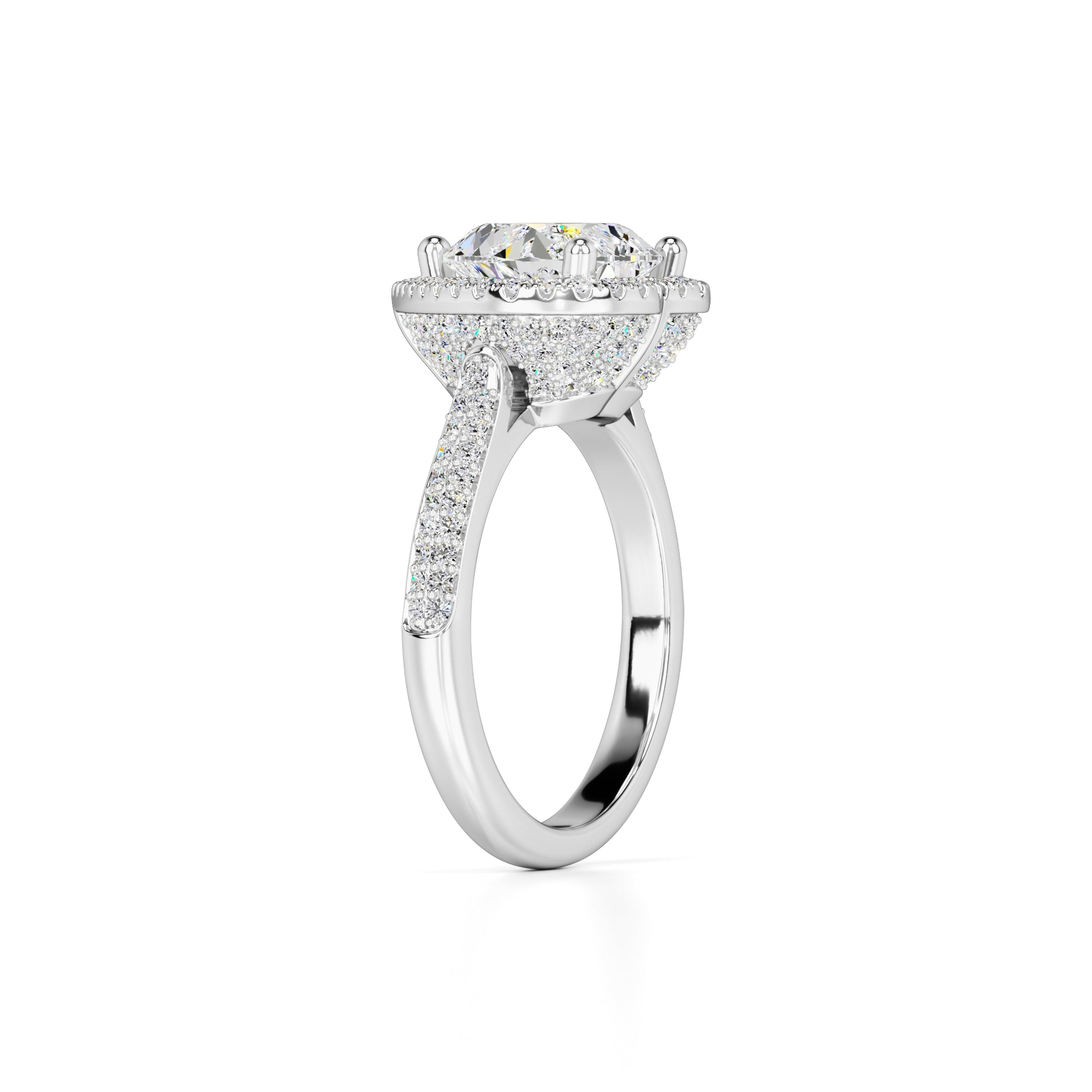 Hazel Lab Grown Diamond Ring | White Gold | 3