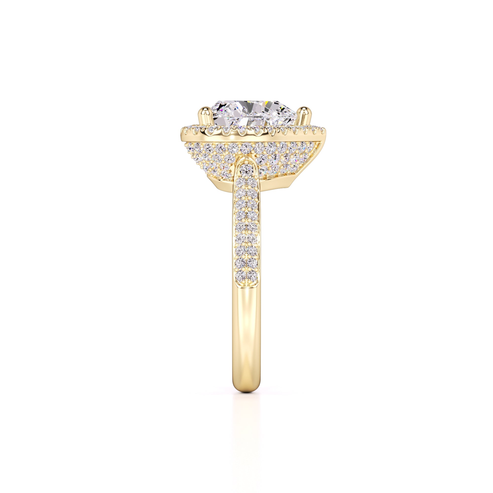 Hazel Lab Grown Diamond Ring | Yellow Gold | 4
