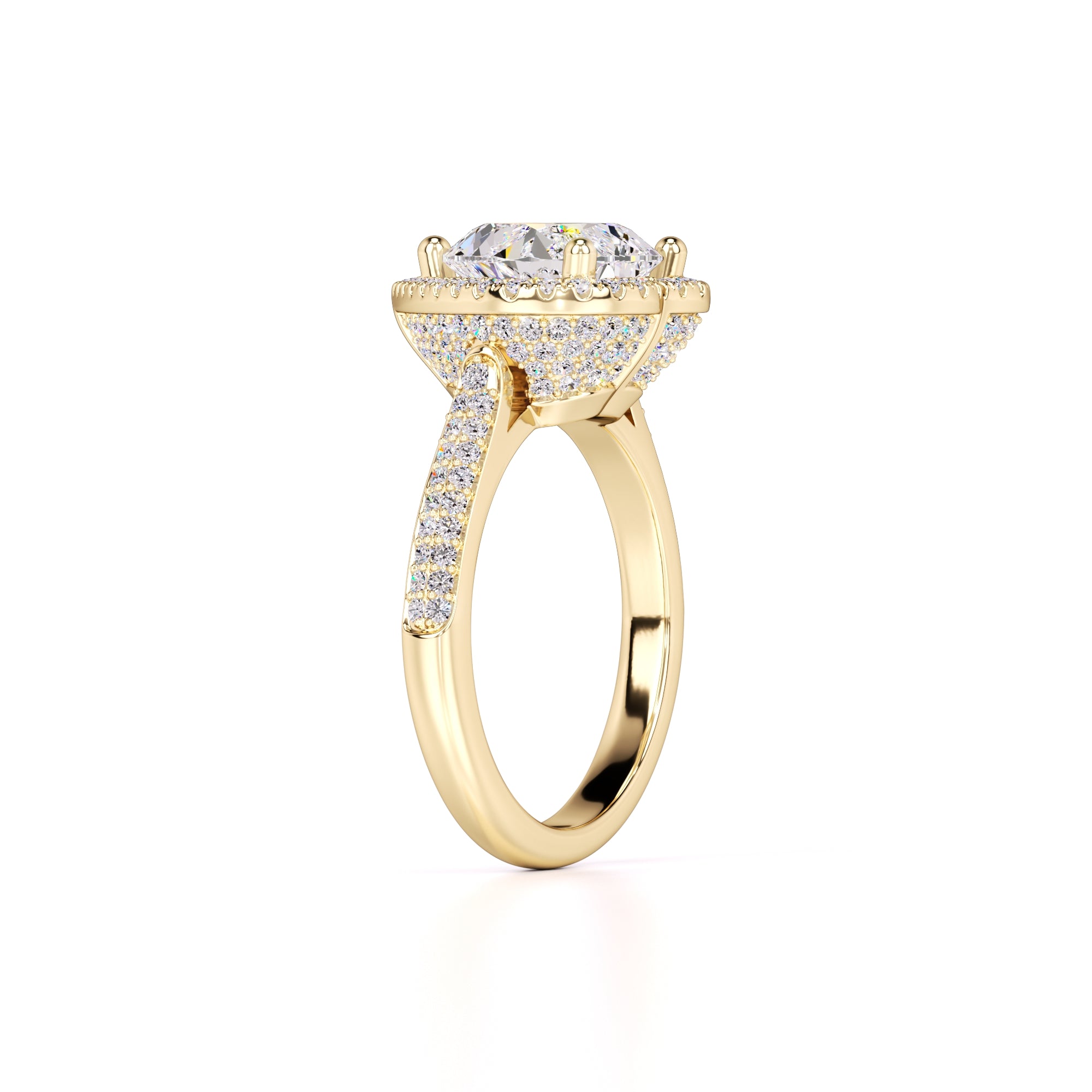 Hazel Lab Grown Diamond Ring | Yellow Gold | 3