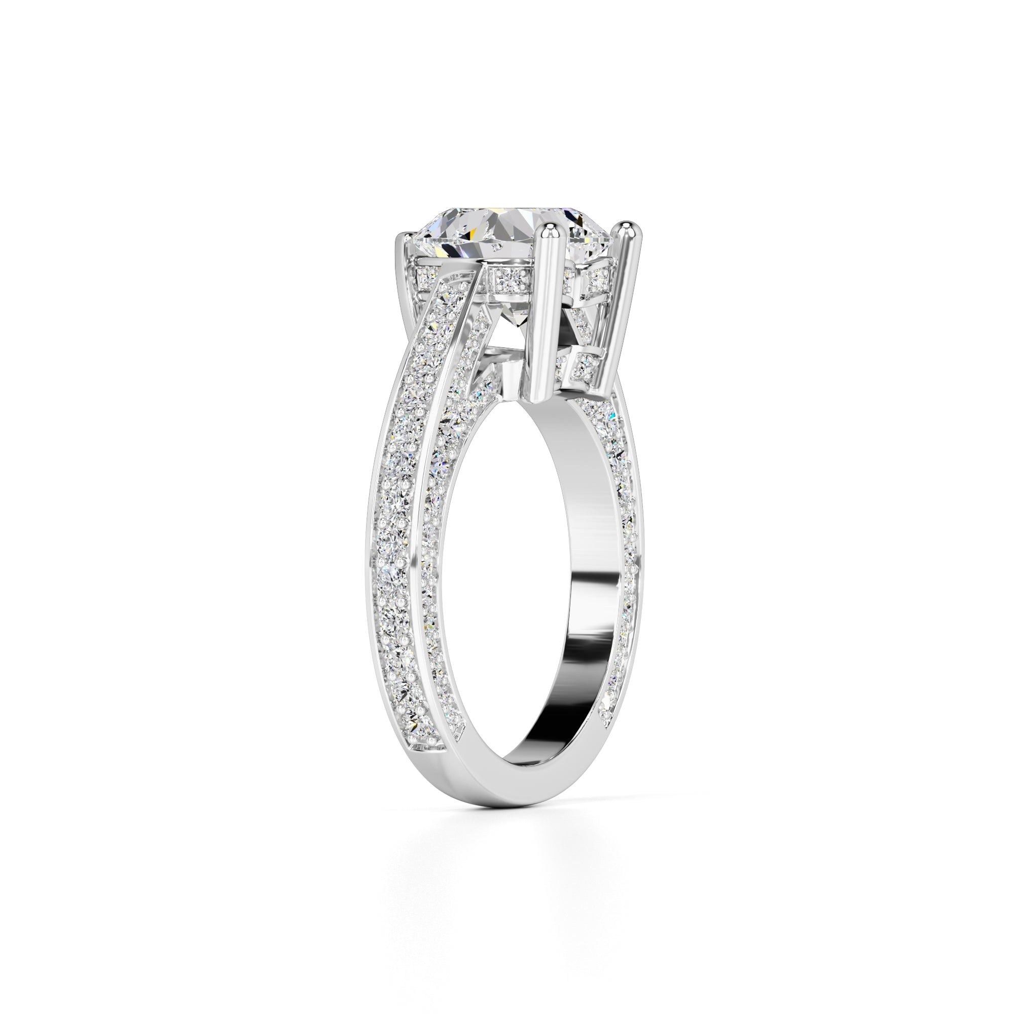 Ellie Lab Grown Diamond Ring | White Gold | 3