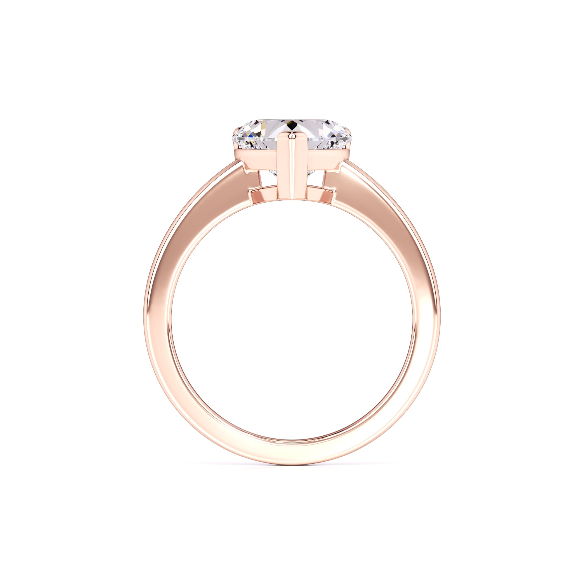 Archer Moissanite Ring | Rose Gold | 4