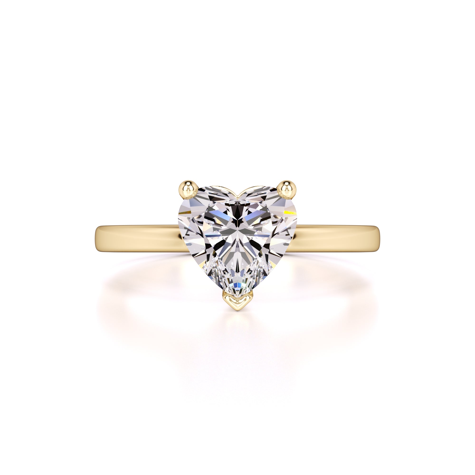 Archer Moissanite Ring | Yellow Gold | 1