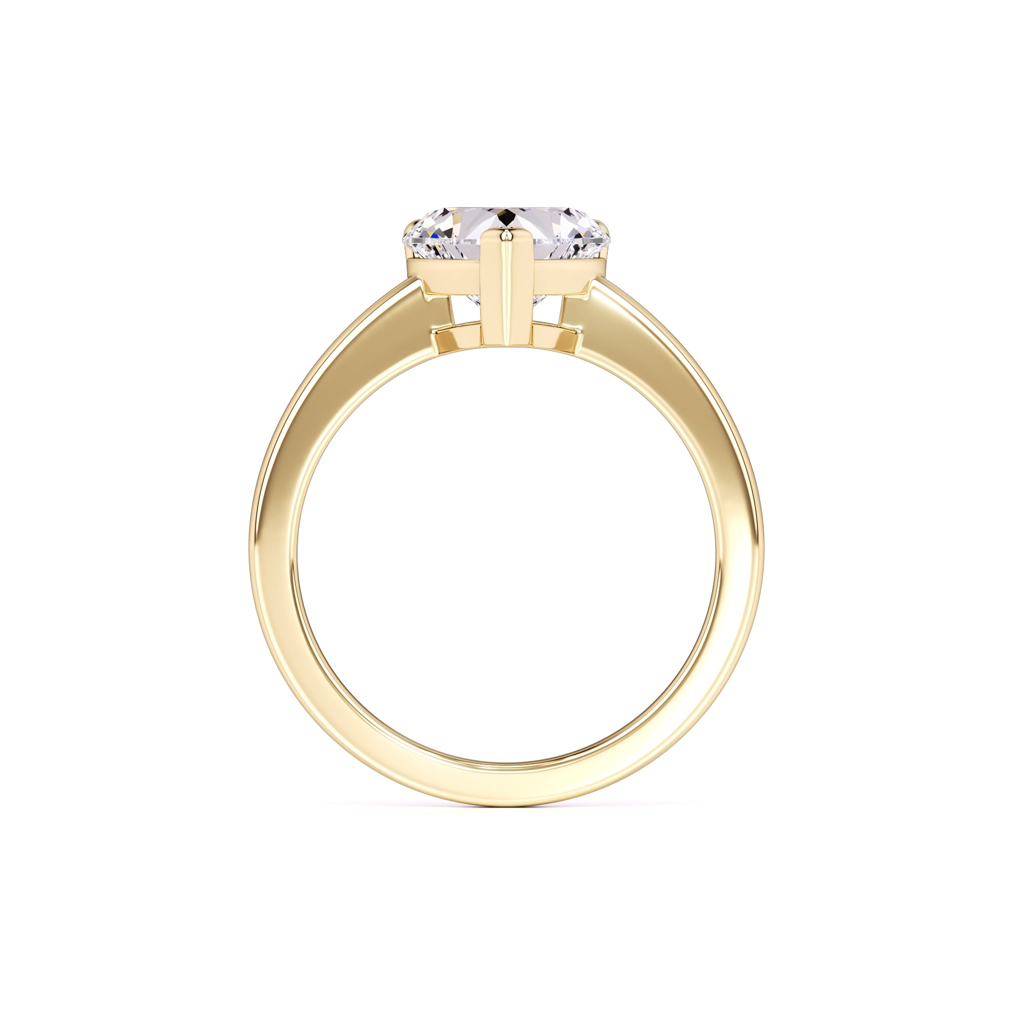 Archer Moissanite Ring | Yellow Gold | 4