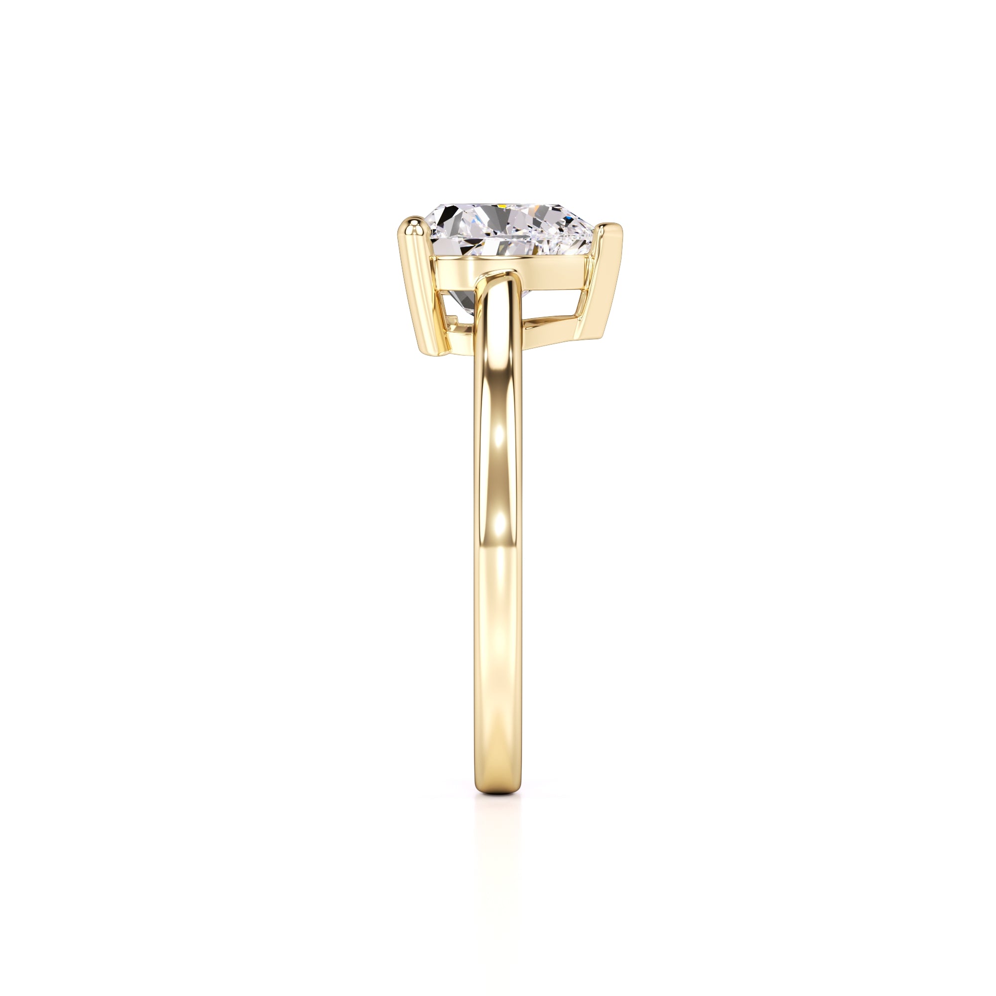 Archer Lab Grown Diamond Ring | Yellow Gold | 4