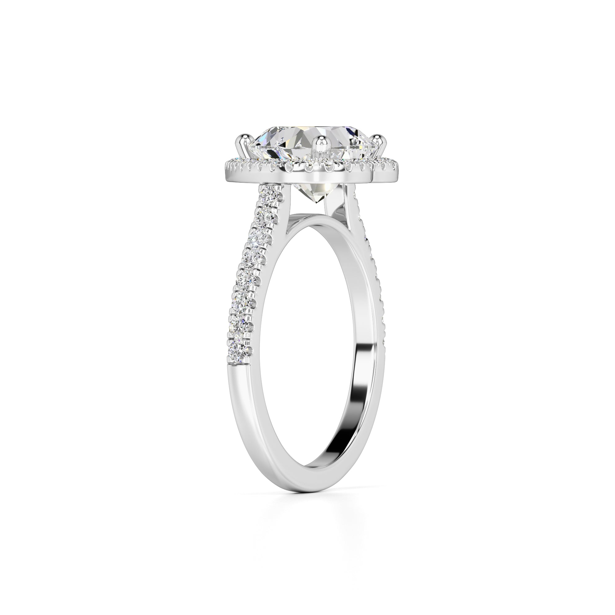 Brooke Lab Grown Diamond Ring | White Gold | 3