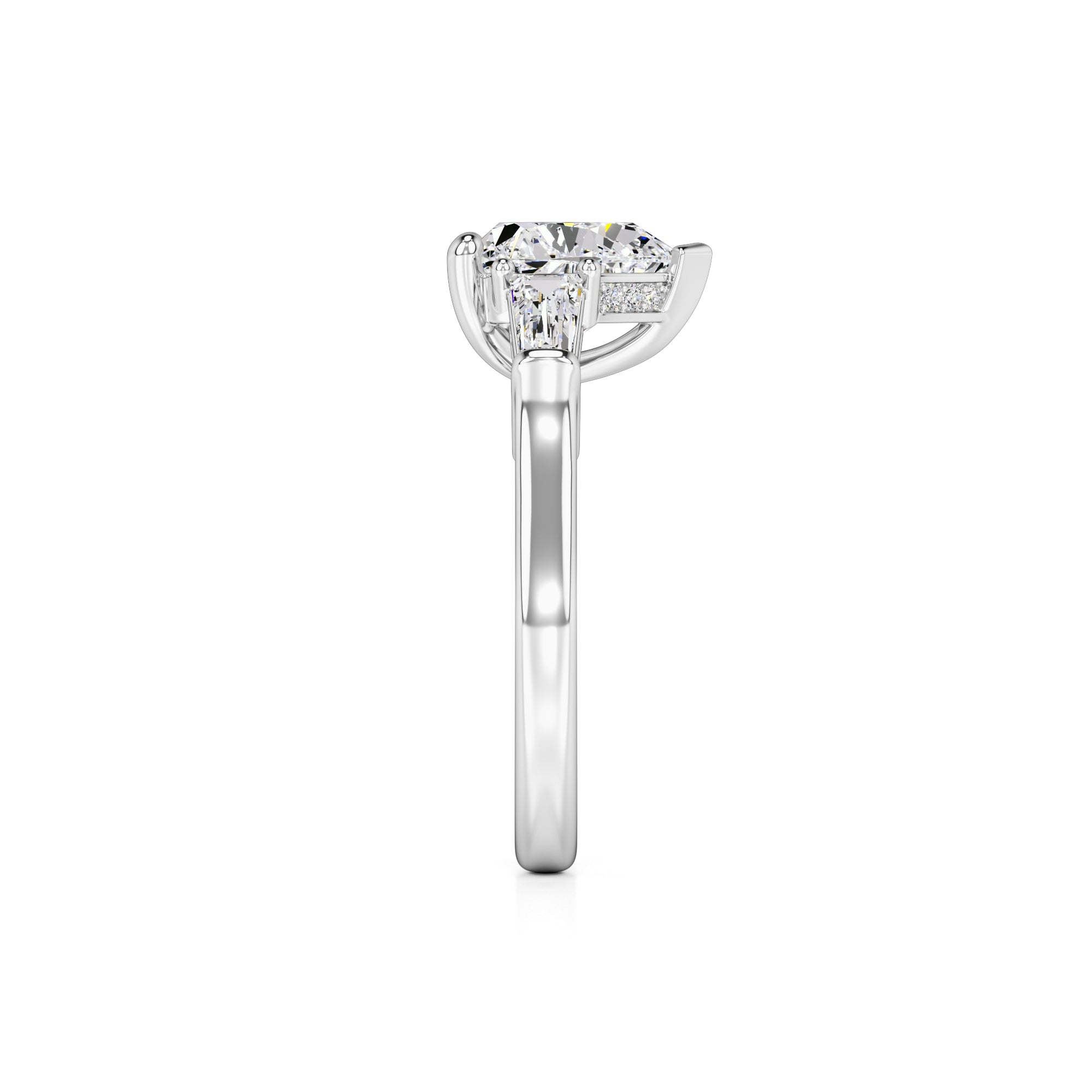Seraphina Lab Grown Diamond Ring | White Gold | 4