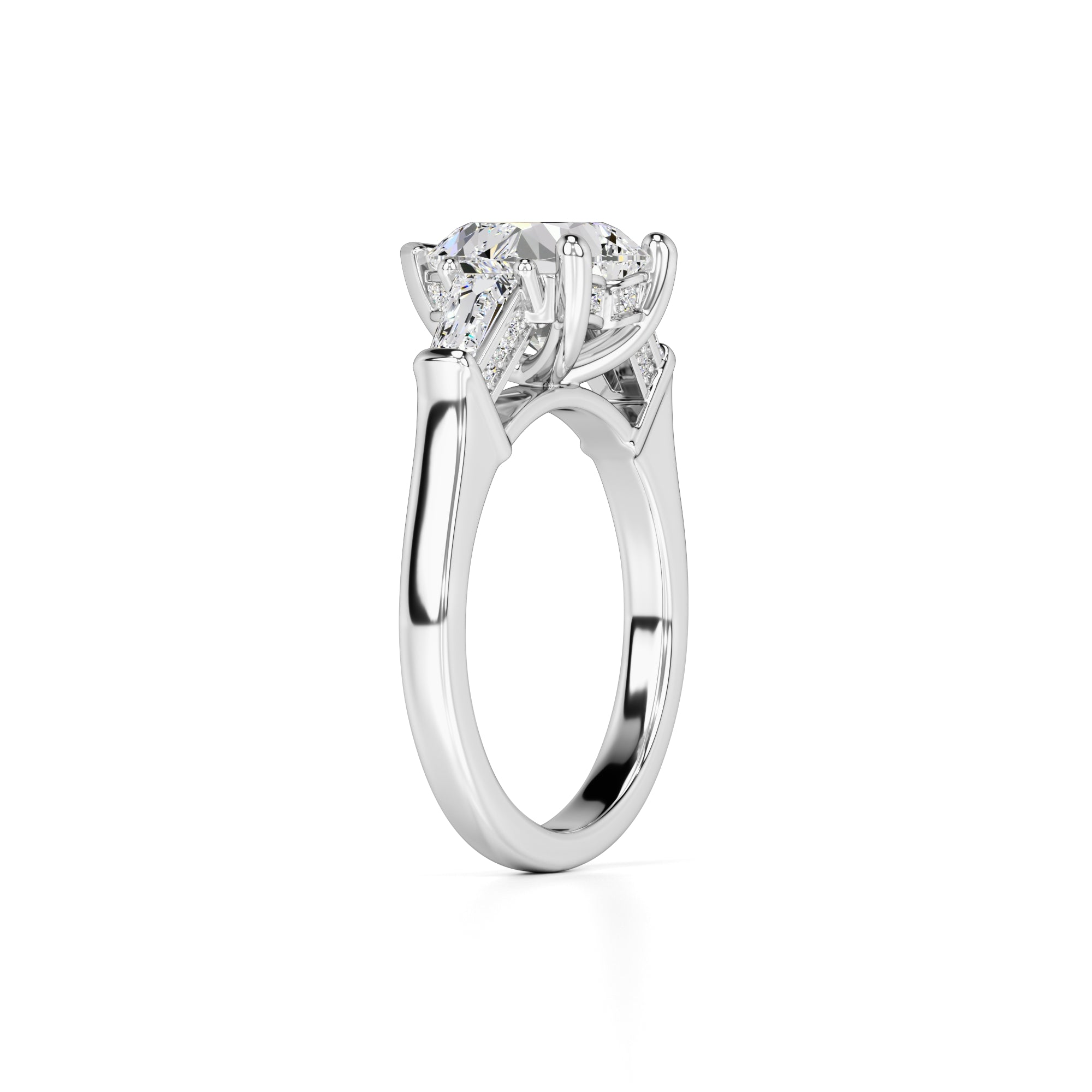 Seraphina Lab Grown Diamond Ring | White Gold | 3