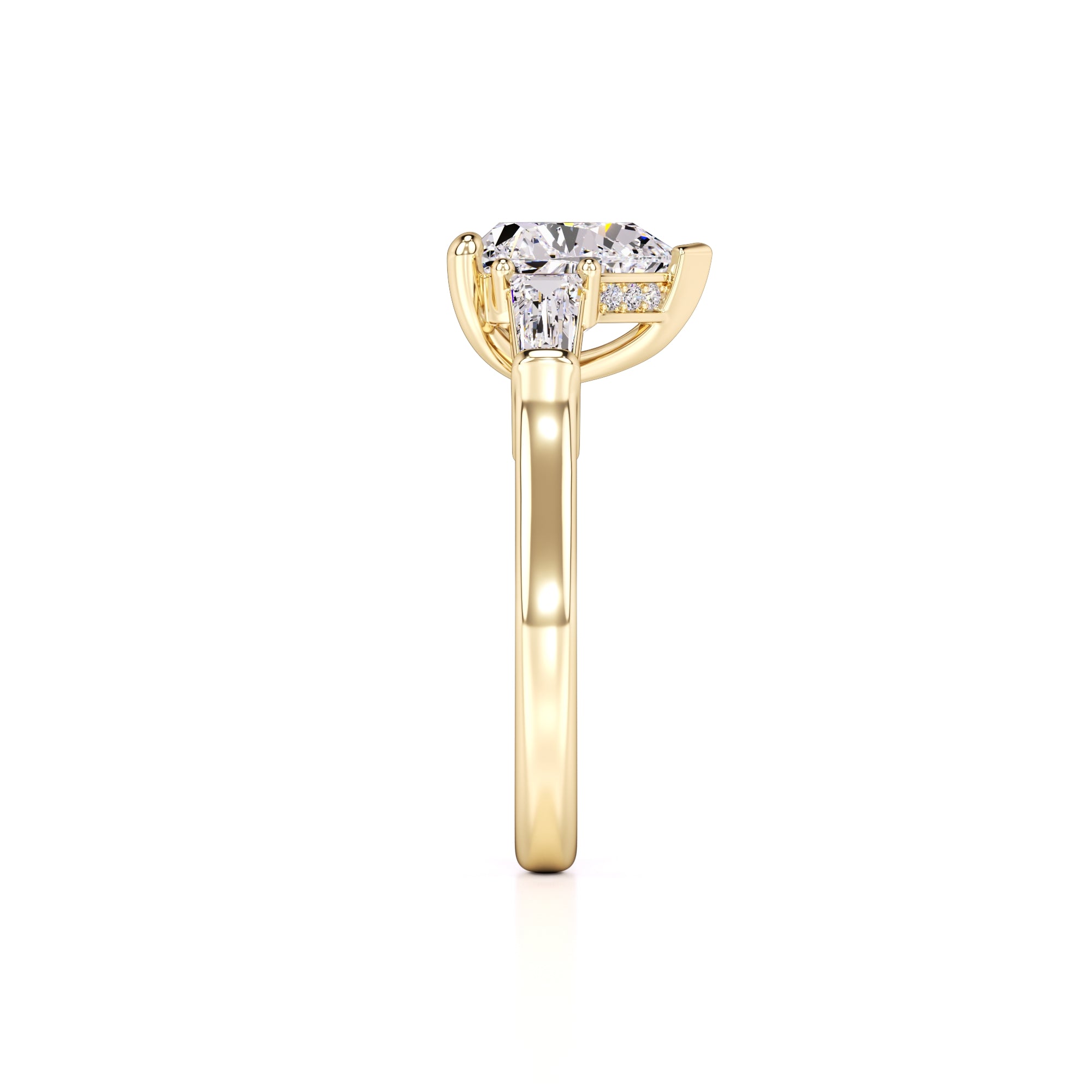 Seraphina Lab Grown Diamond Ring | Yellow Gold | 4