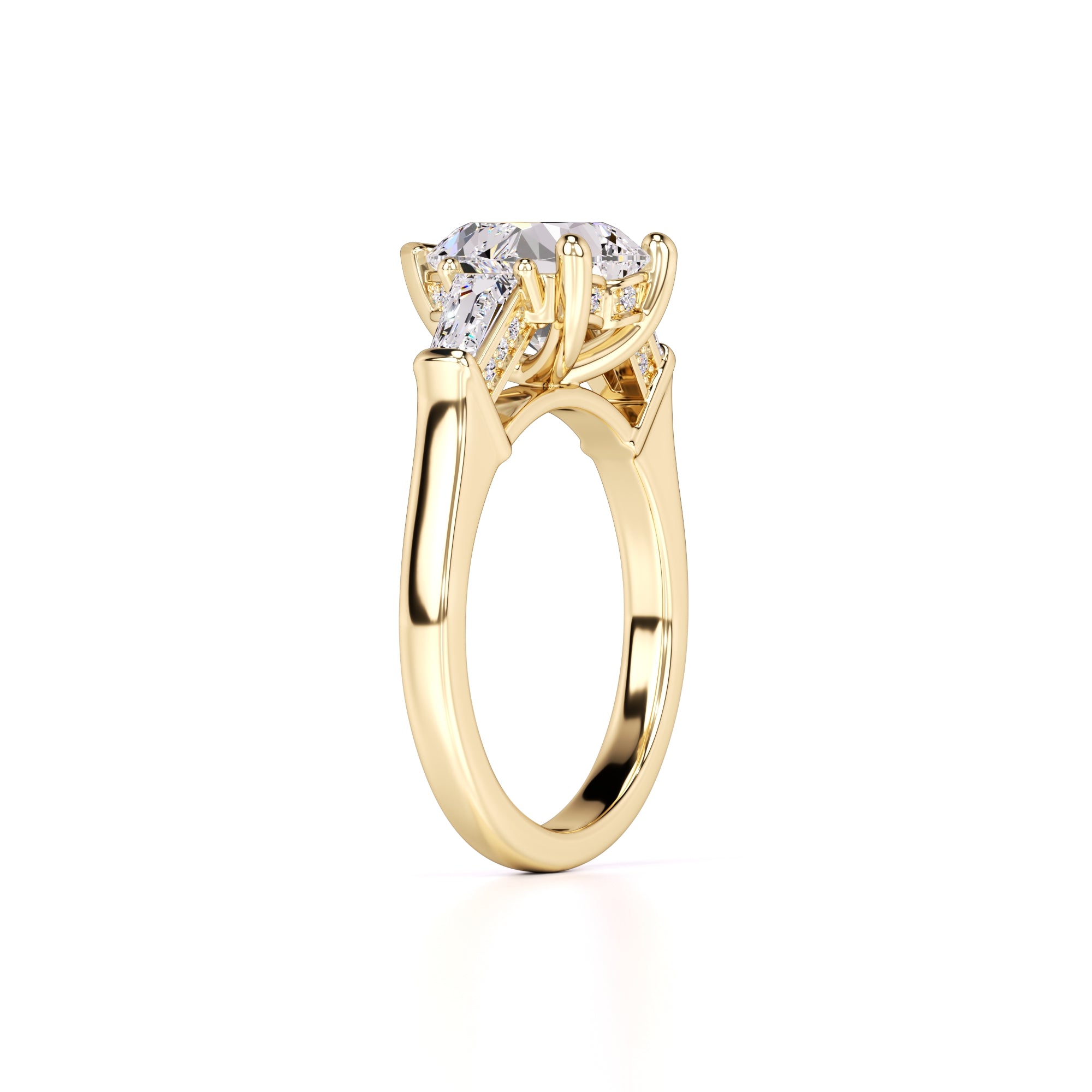 Seraphina Lab Grown Diamond Ring | Yellow Gold | 3