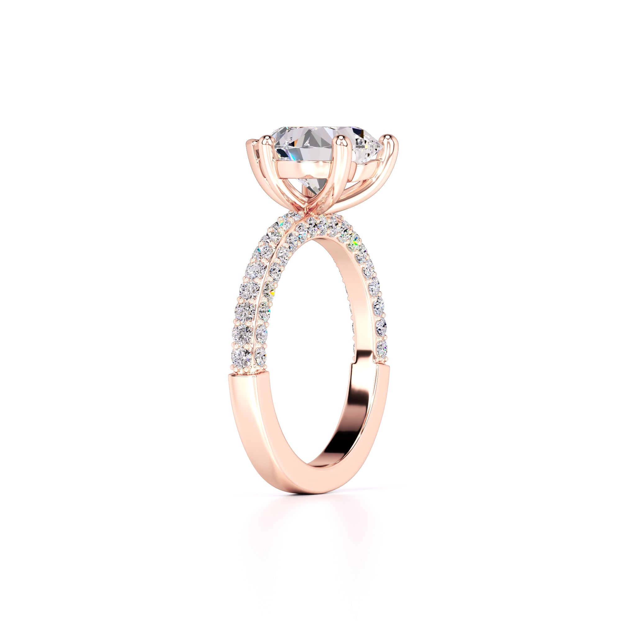 Emma Lab Grown Diamond Ring | Rose Gold | 3