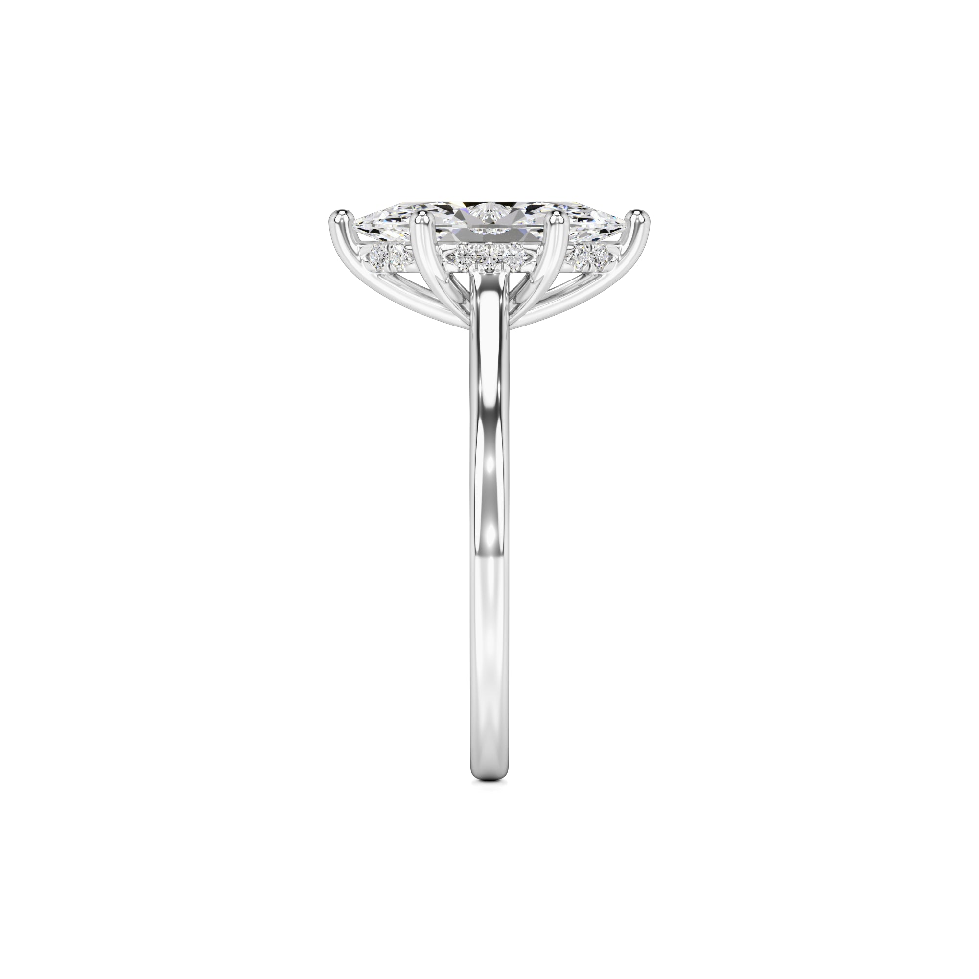 Marina Lab Grown Diamond Ring | White Gold | 4