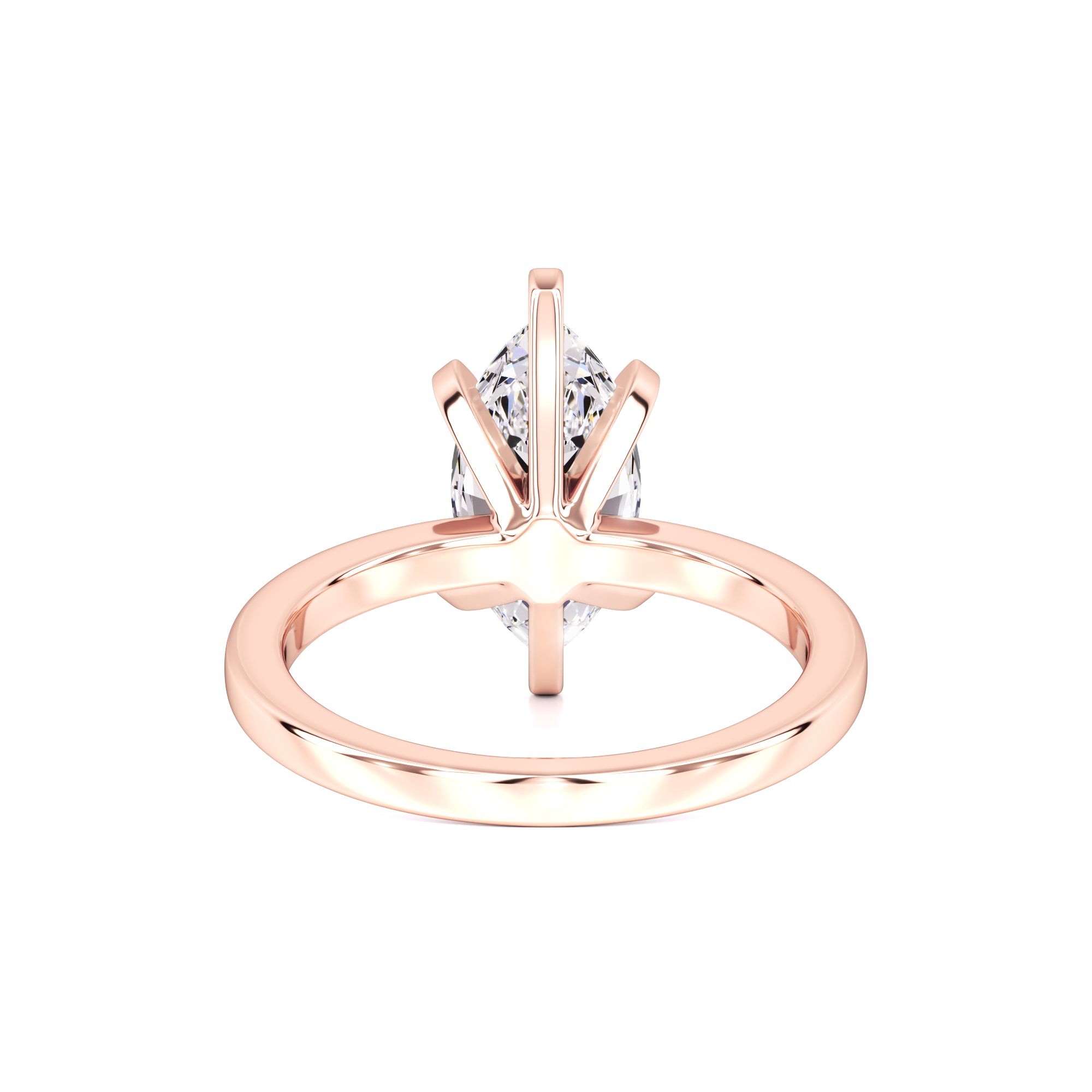 Lydia Moissanite Ring | Rose Gold | 3