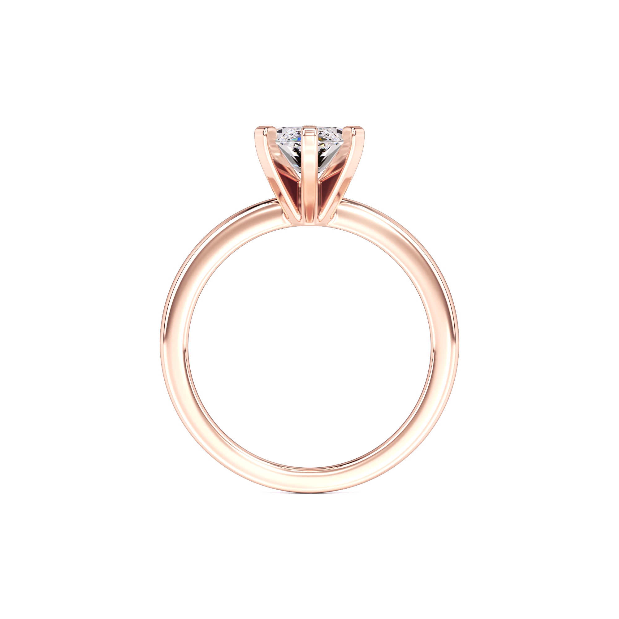 Lydia Moissanite Ring | Rose Gold | 4