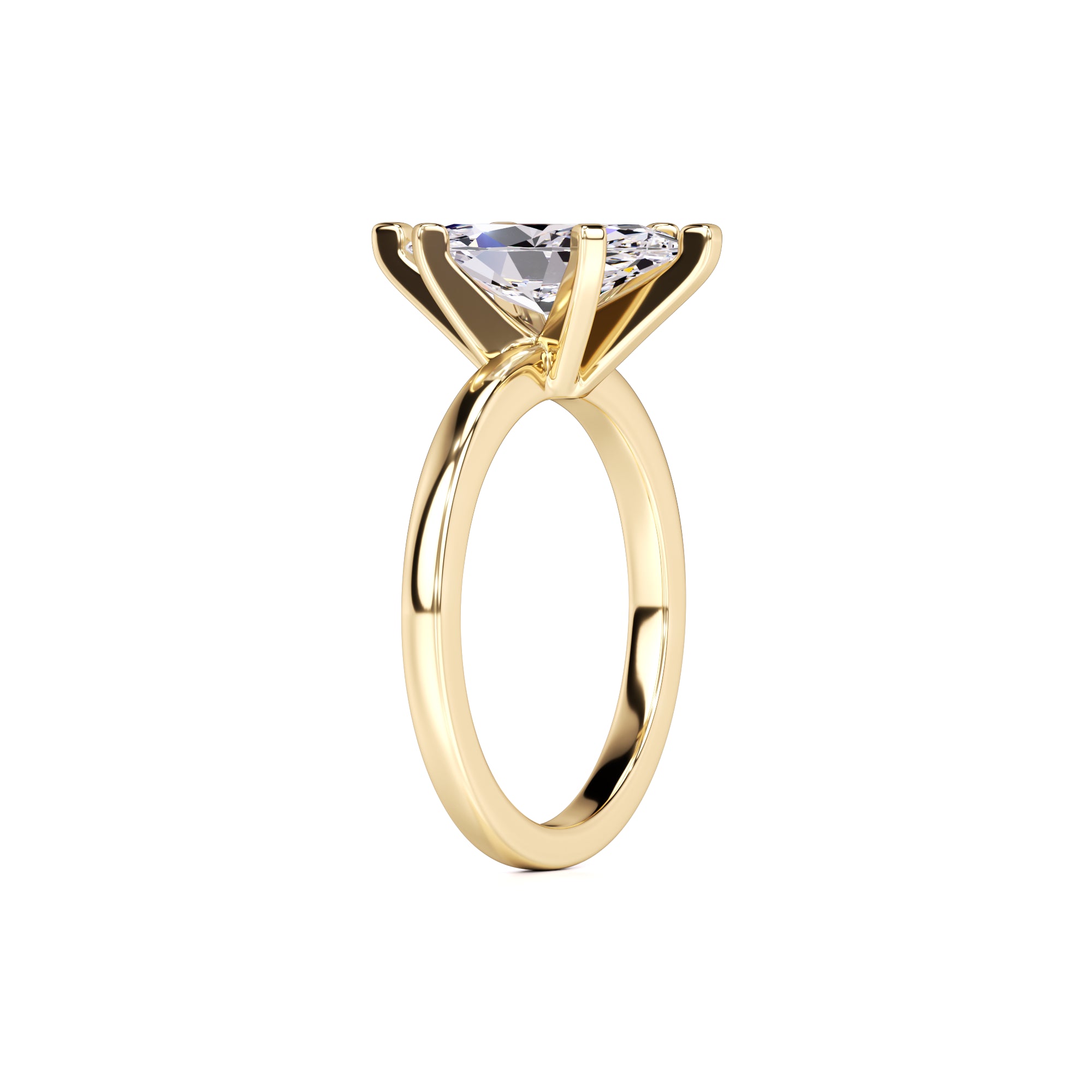 Lydia Lab Grown Diamond Ring | Yellow Gold | 3