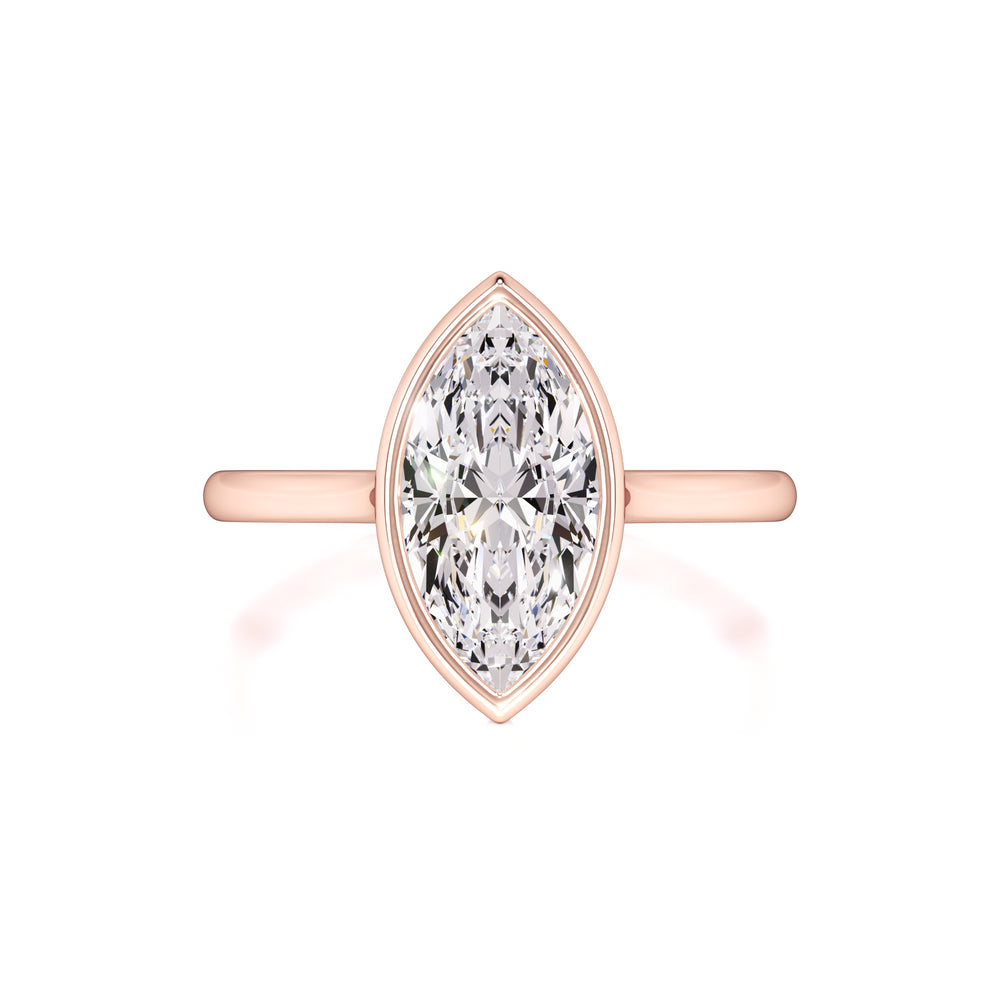 Kendra Moissanite Ring | Rose Gold | 1