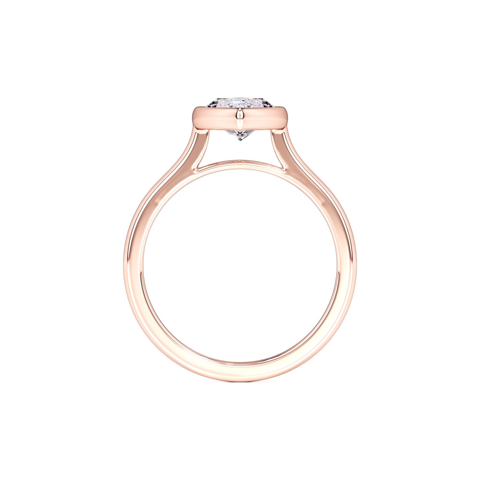Kendra Moissanite Ring | Rose Gold | 4
