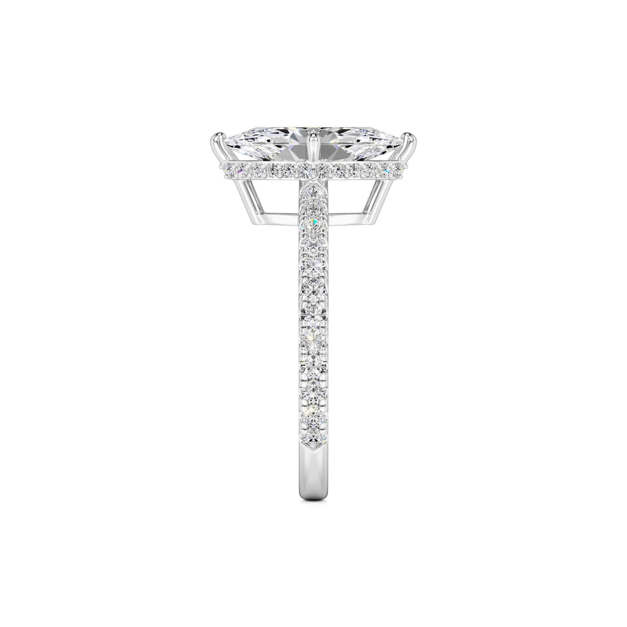Zoey Lab Grown Diamond Ring | White Gold | 4