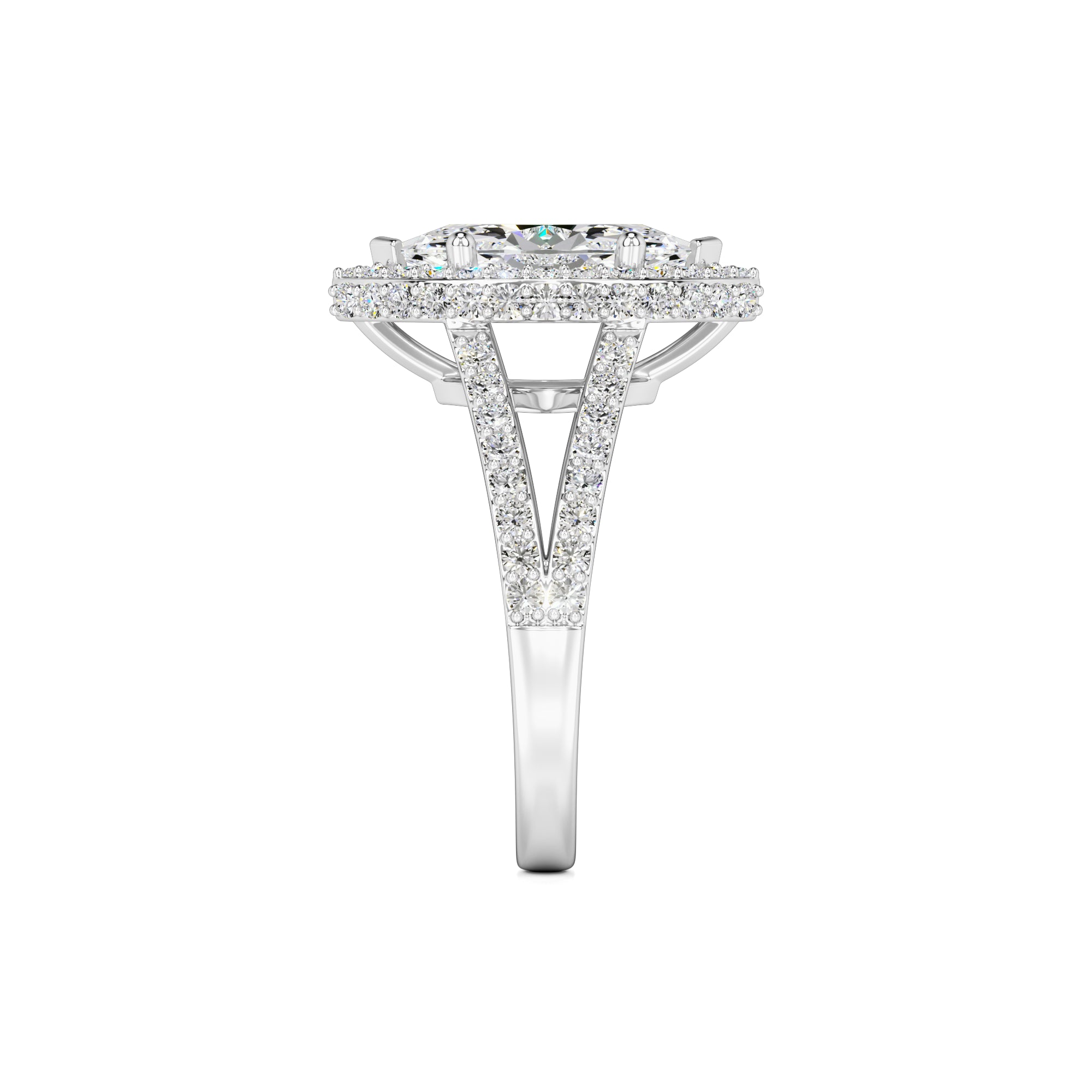 Jasmine Lab Grown Diamond Ring | White Gold | 4