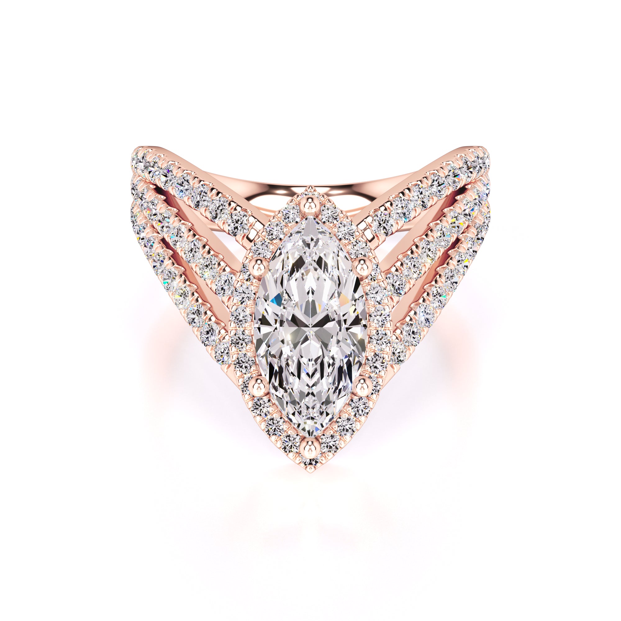 Maddox Lab Grown Diamond Ring | Rose Gold | 1