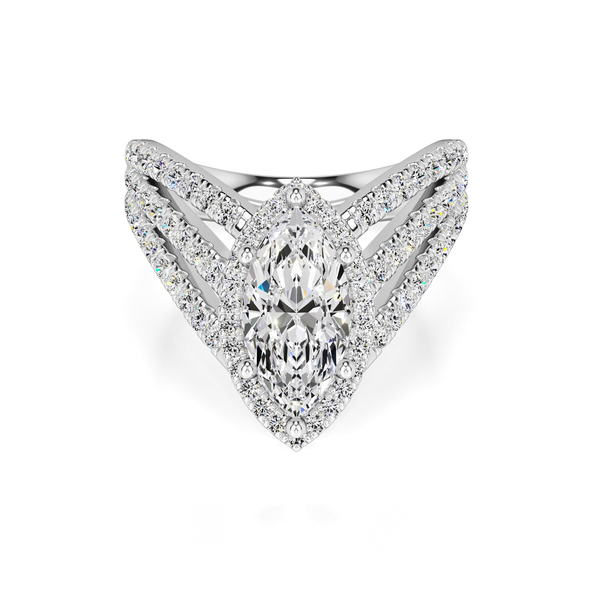 Maddox Lab Grown Diamond Ring | White Gold | 1