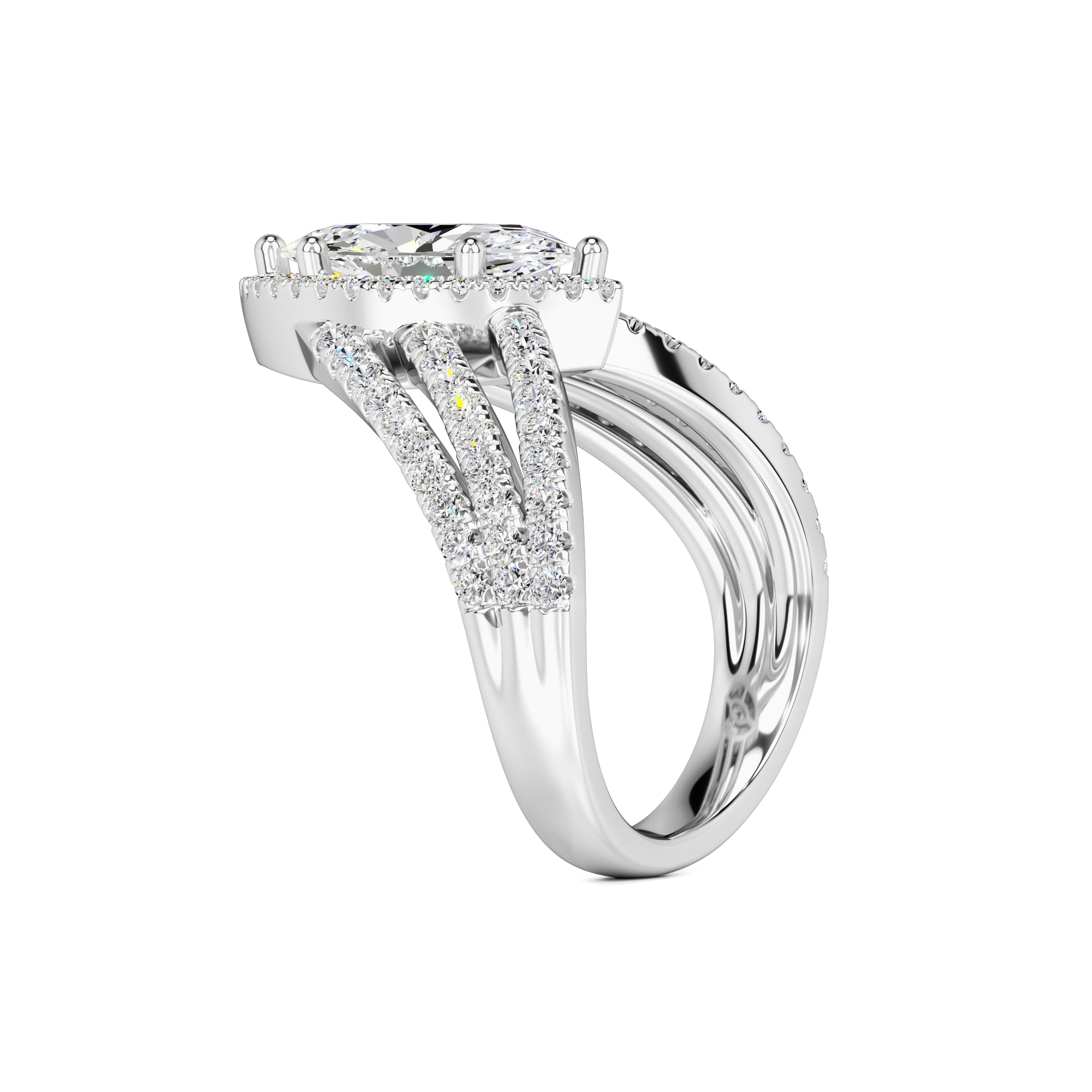 Maddox Lab Grown Diamond Ring | White Gold | 3