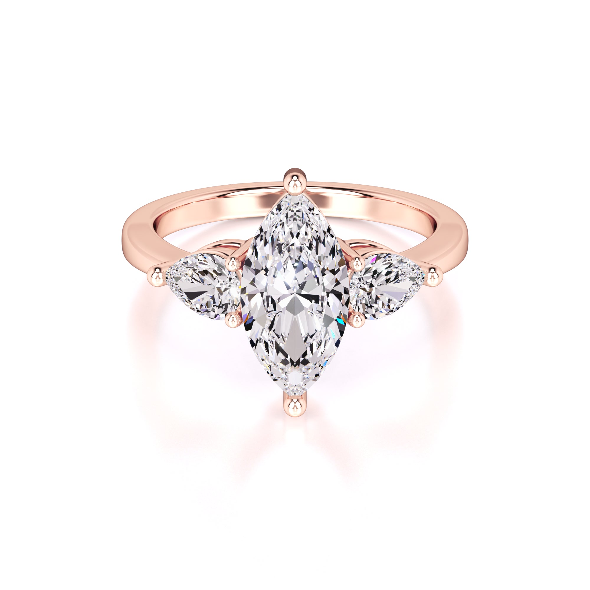 Winnie Lab Grown Diamond Ring | Rose Gold | 1