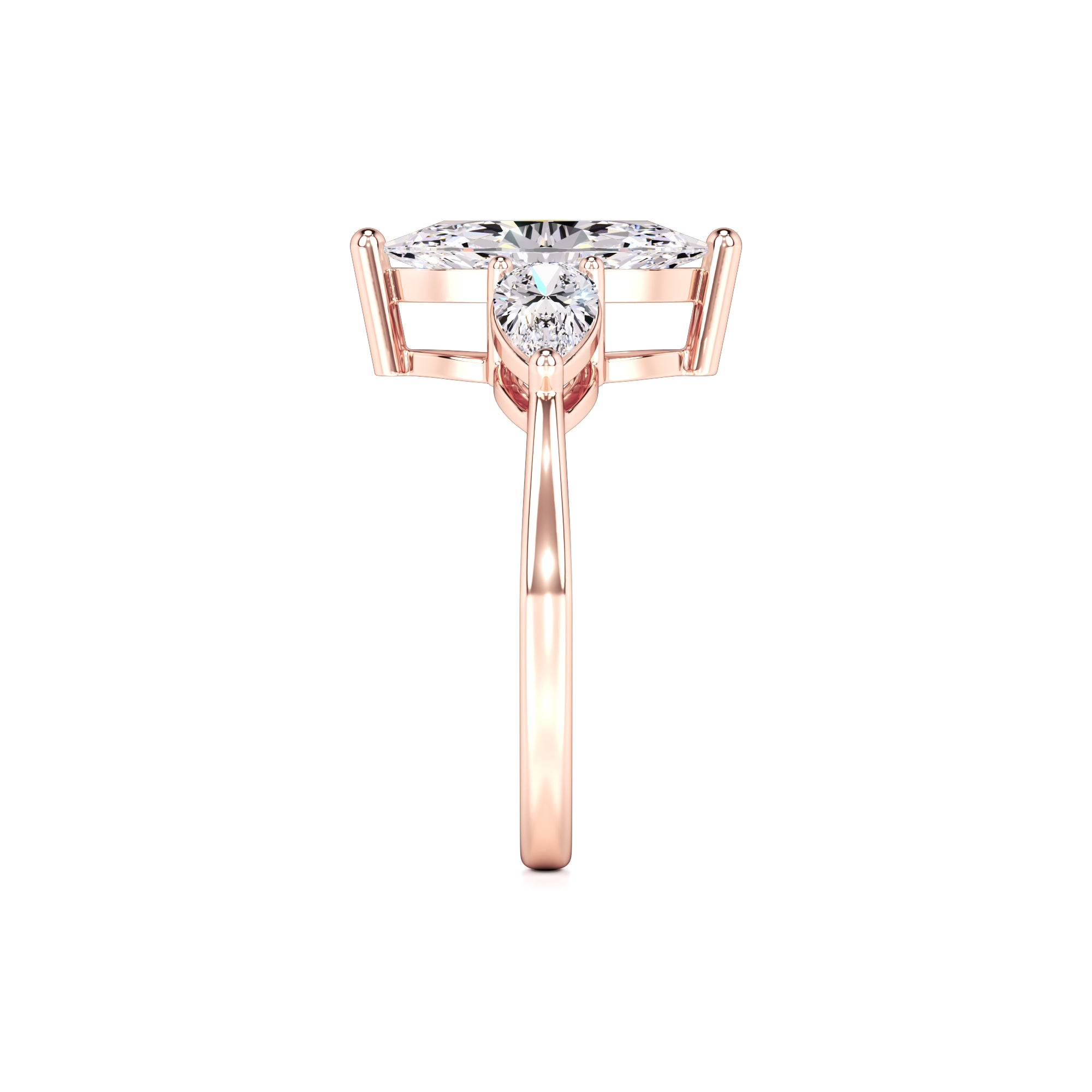 Winnie Lab Grown Diamond Ring | Rose Gold | 4