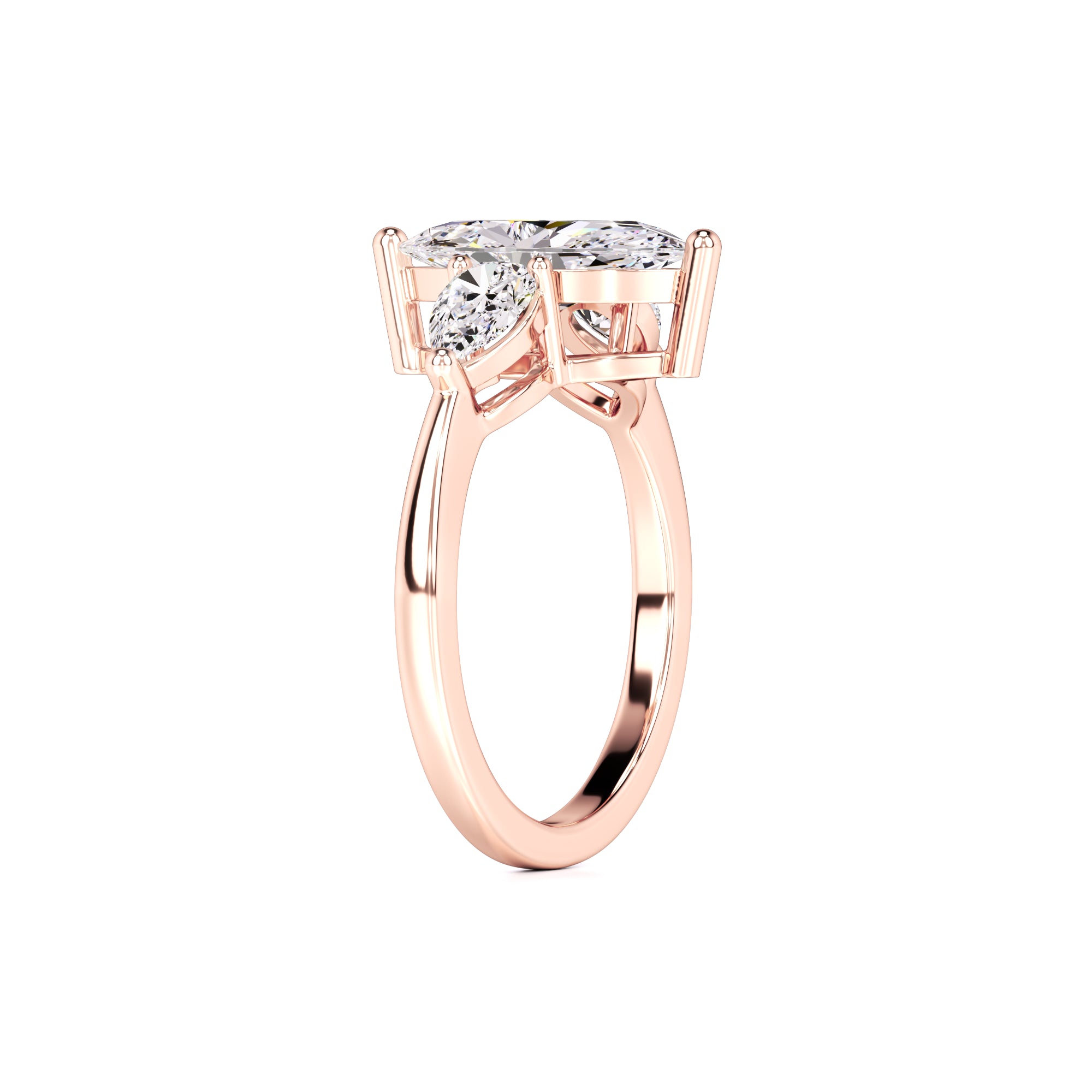 Winnie Lab Grown Diamond Ring | Rose Gold | 3