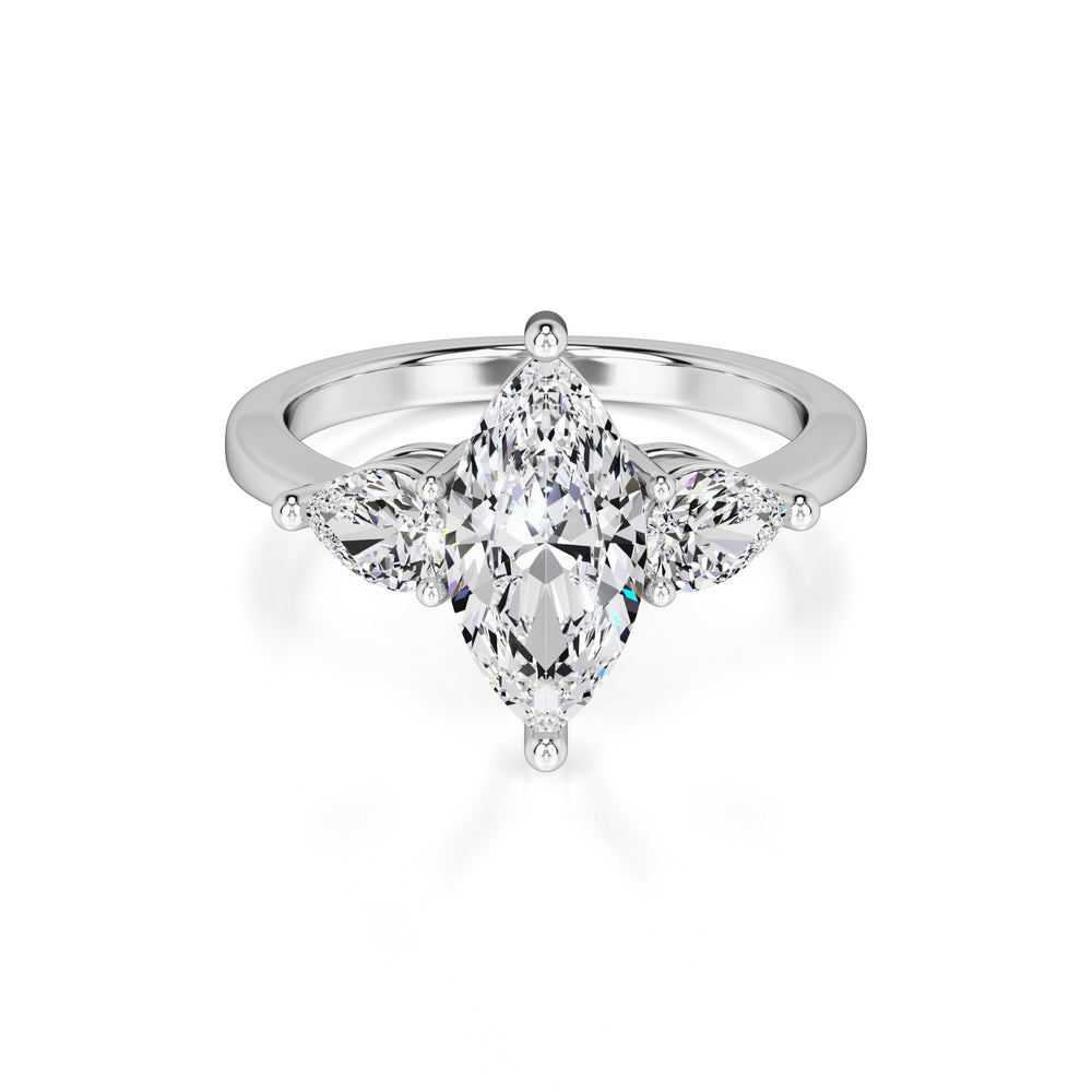 Winnie Lab Grown Diamond Ring | White Gold | 1