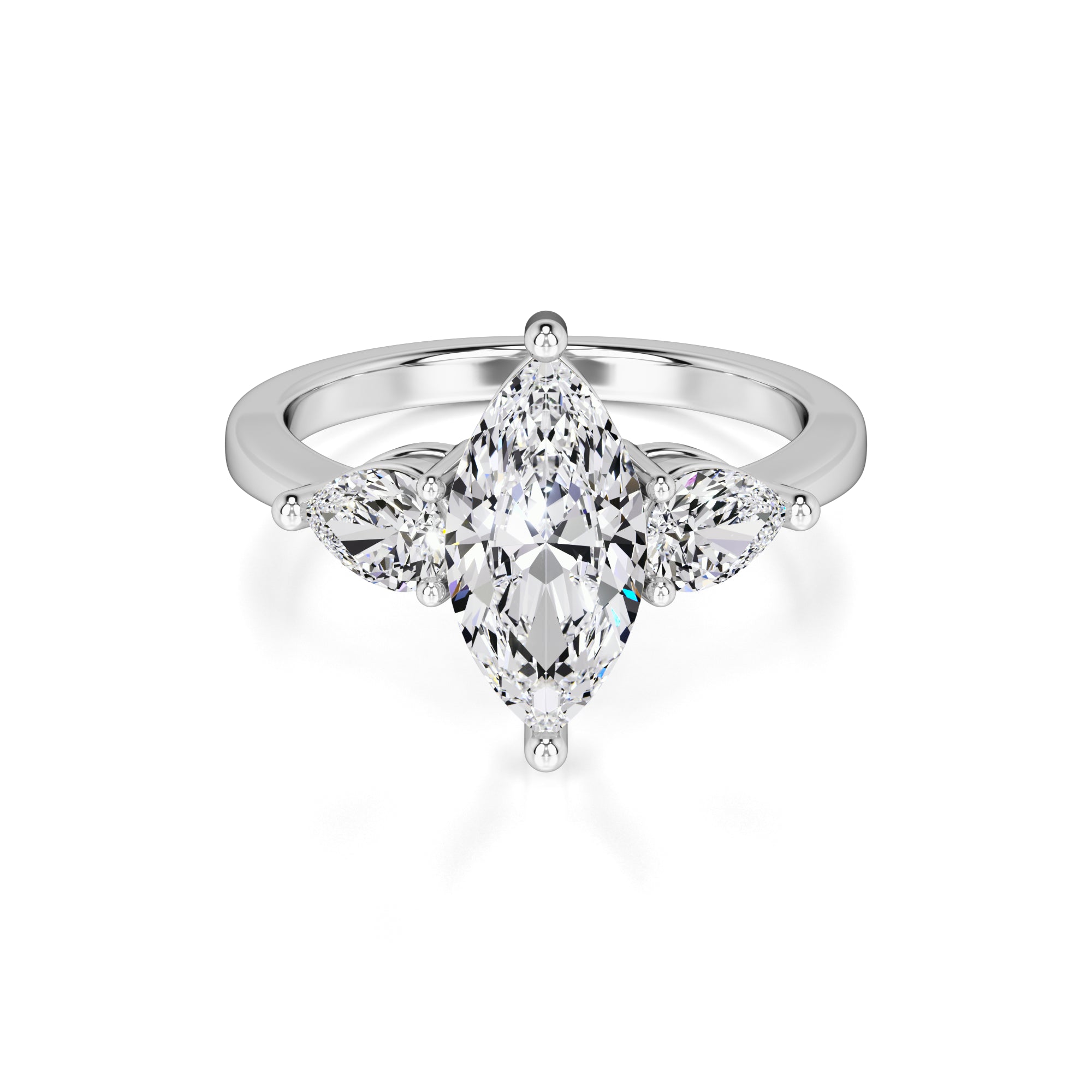 Winnie Lab Grown Diamond Ring | White Gold | 1