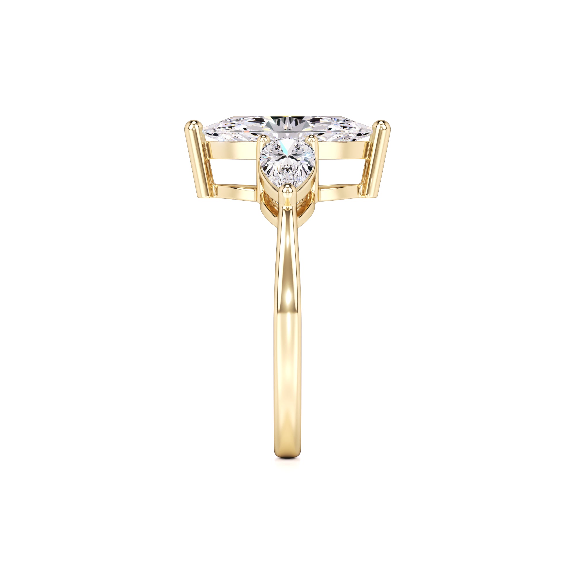 Winnie Lab Grown Diamond Ring | Yellow Gold | 4