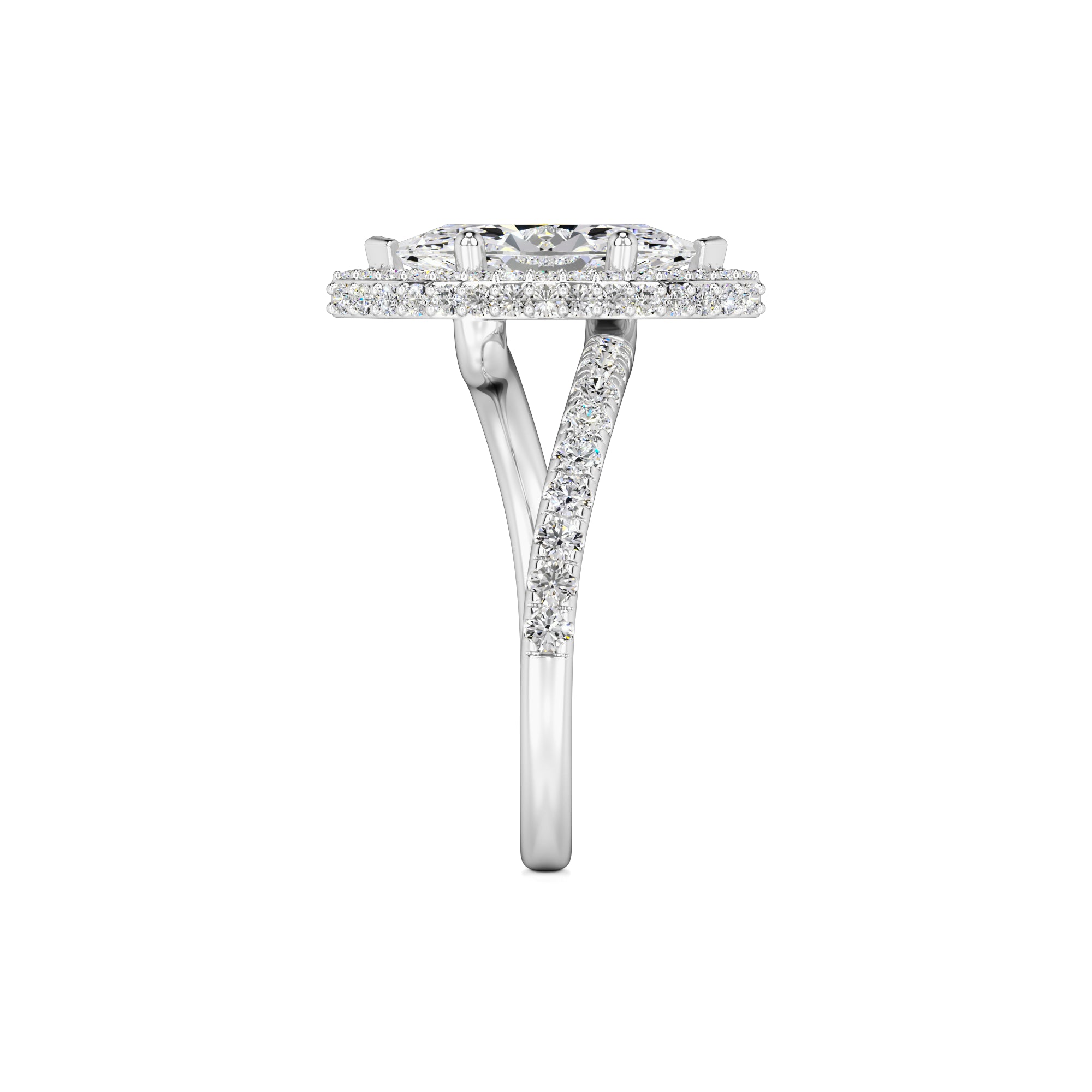 Isabelle Lab Grown Diamond Ring | White Gold | 4
