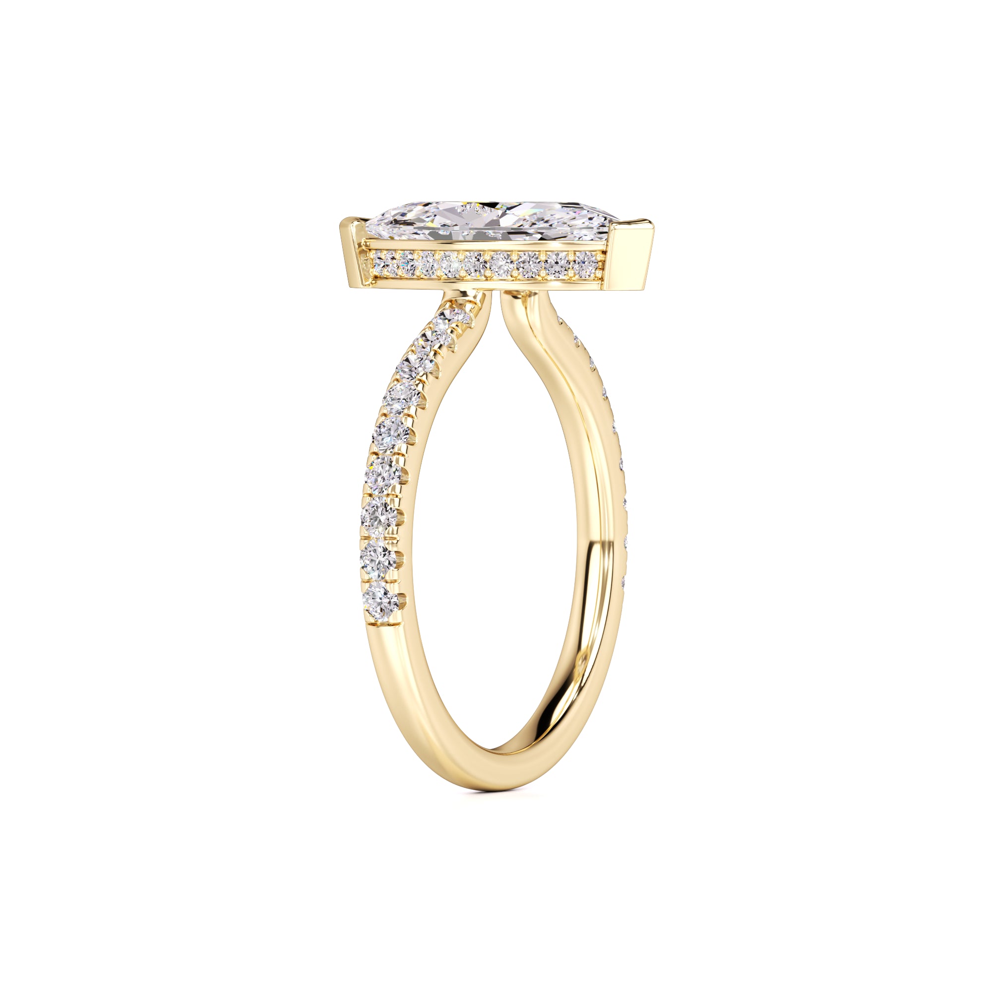 Lexi Lab Grown Diamond Ring | Yellow Gold | 3