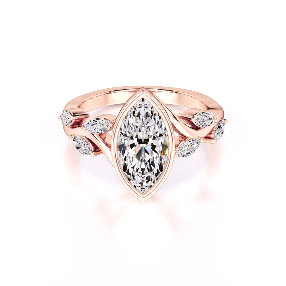 Addie Lab Grown Diamond Ring | Rose Gold | 1
