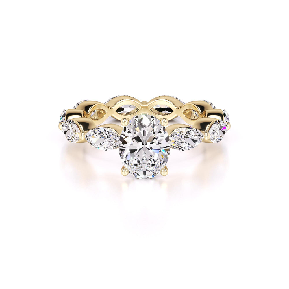 Katie Lab Grown Diamond Ring | Yellow Gold | 1